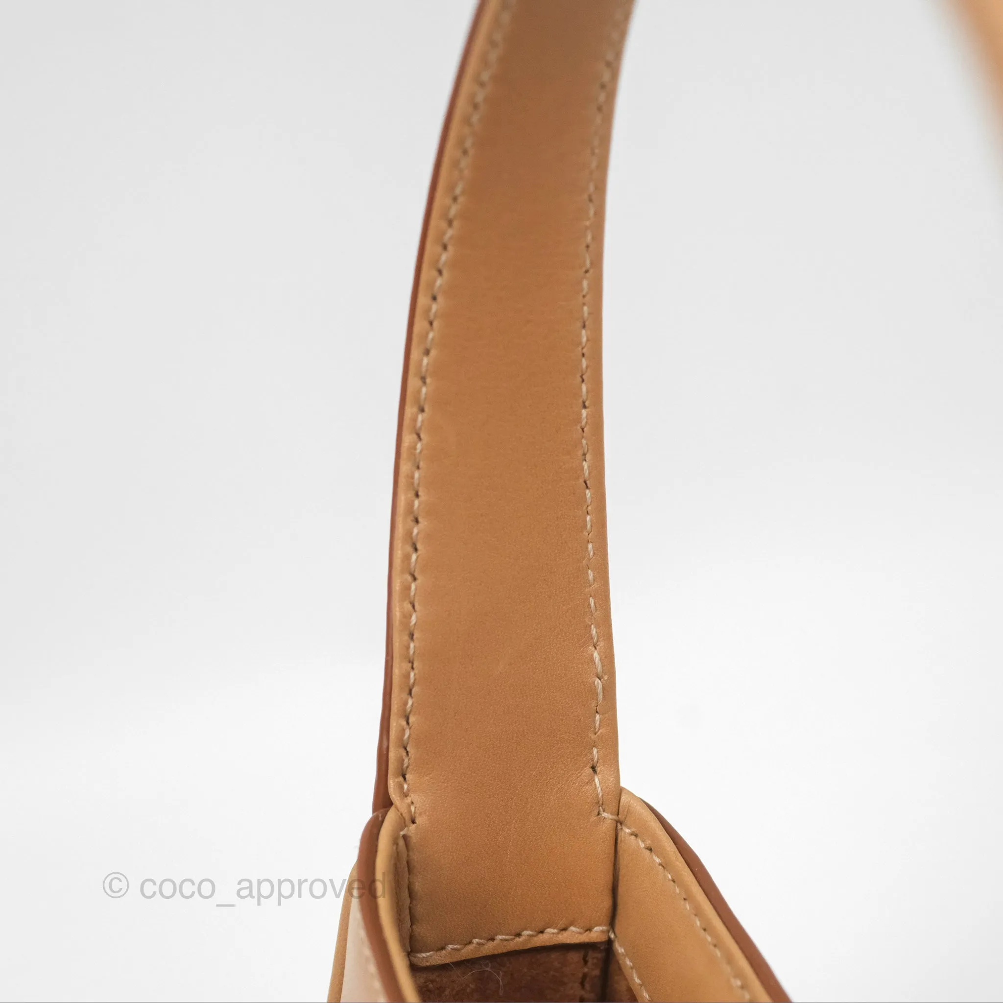 Saint Laurent Mini Le 5  7 Tan Calfskin Bronze Brass Hardware
