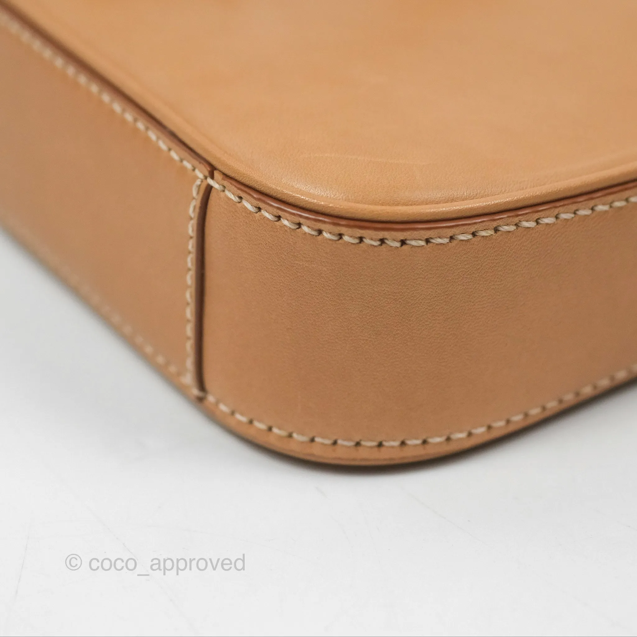 Saint Laurent Mini Le 5  7 Tan Calfskin Bronze Brass Hardware