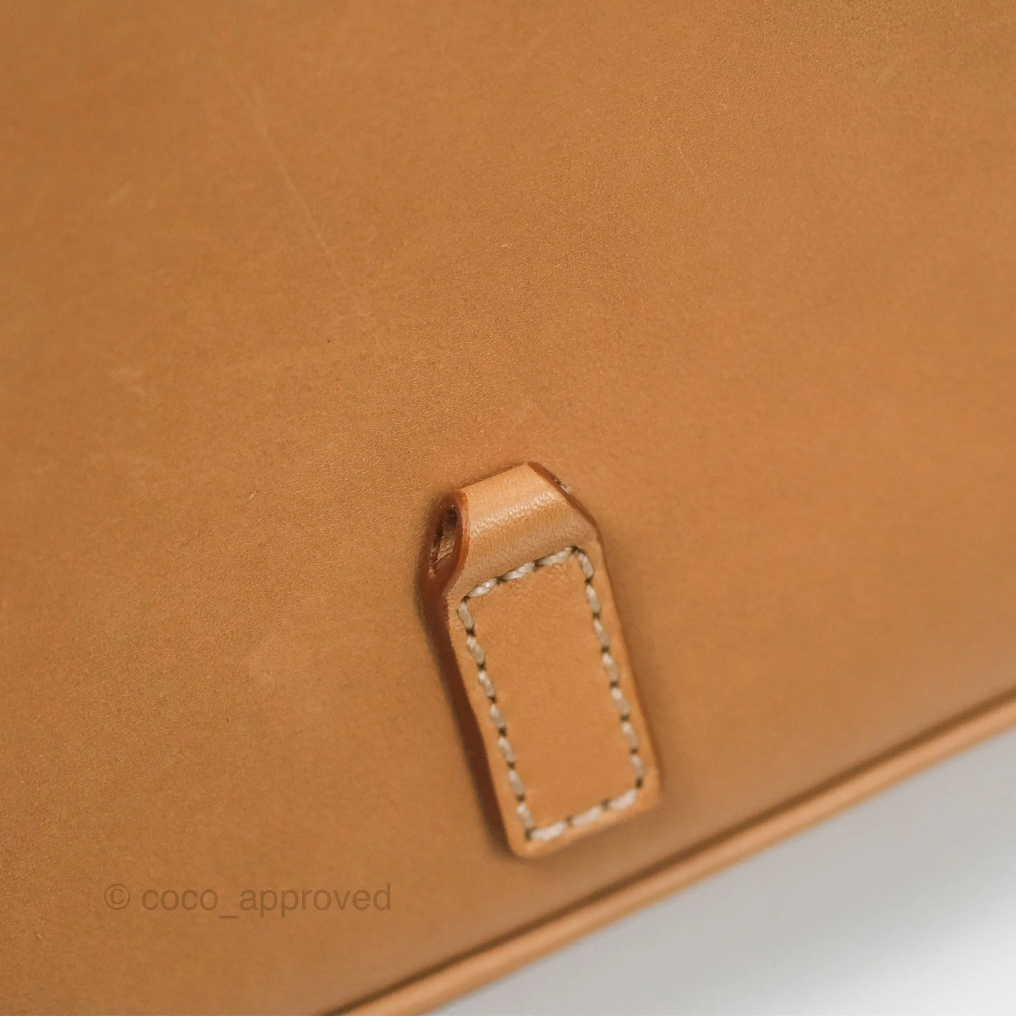 Saint Laurent Mini Le 5  7 Tan Calfskin Bronze Brass Hardware