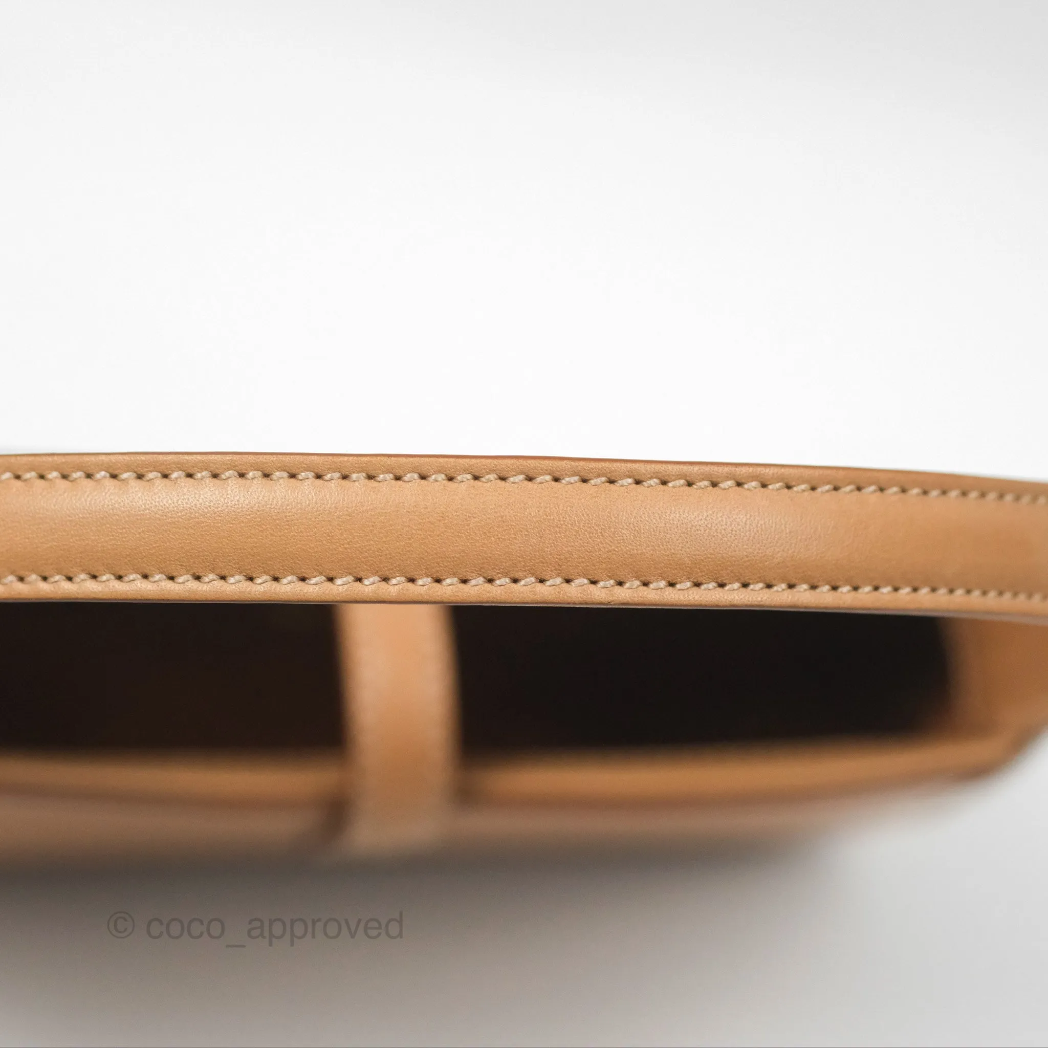 Saint Laurent Mini Le 5  7 Tan Calfskin Bronze Brass Hardware