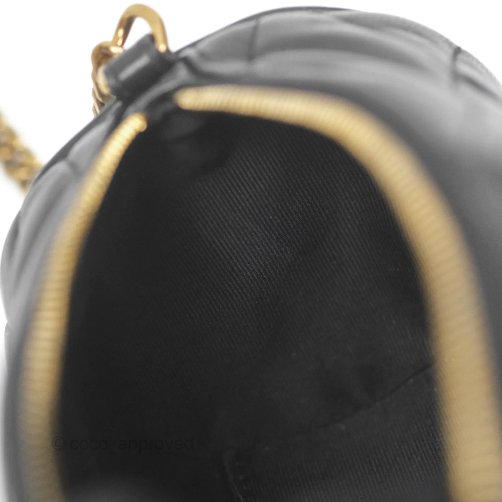 Saint Laurent Mini Sade Tube Shoulder Bag Black Lambskin