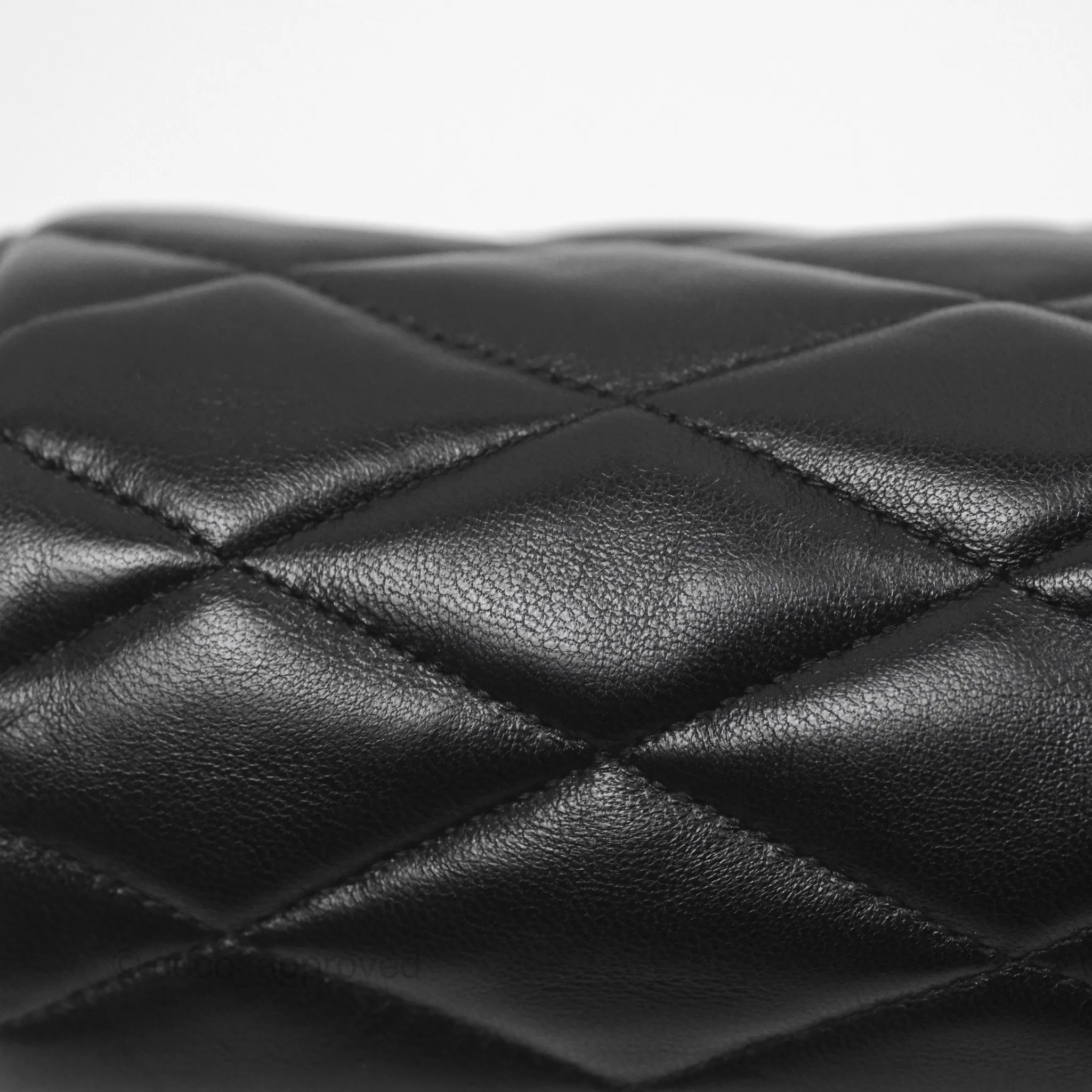 Saint Laurent Mini Sade Tube Shoulder Bag Black Lambskin