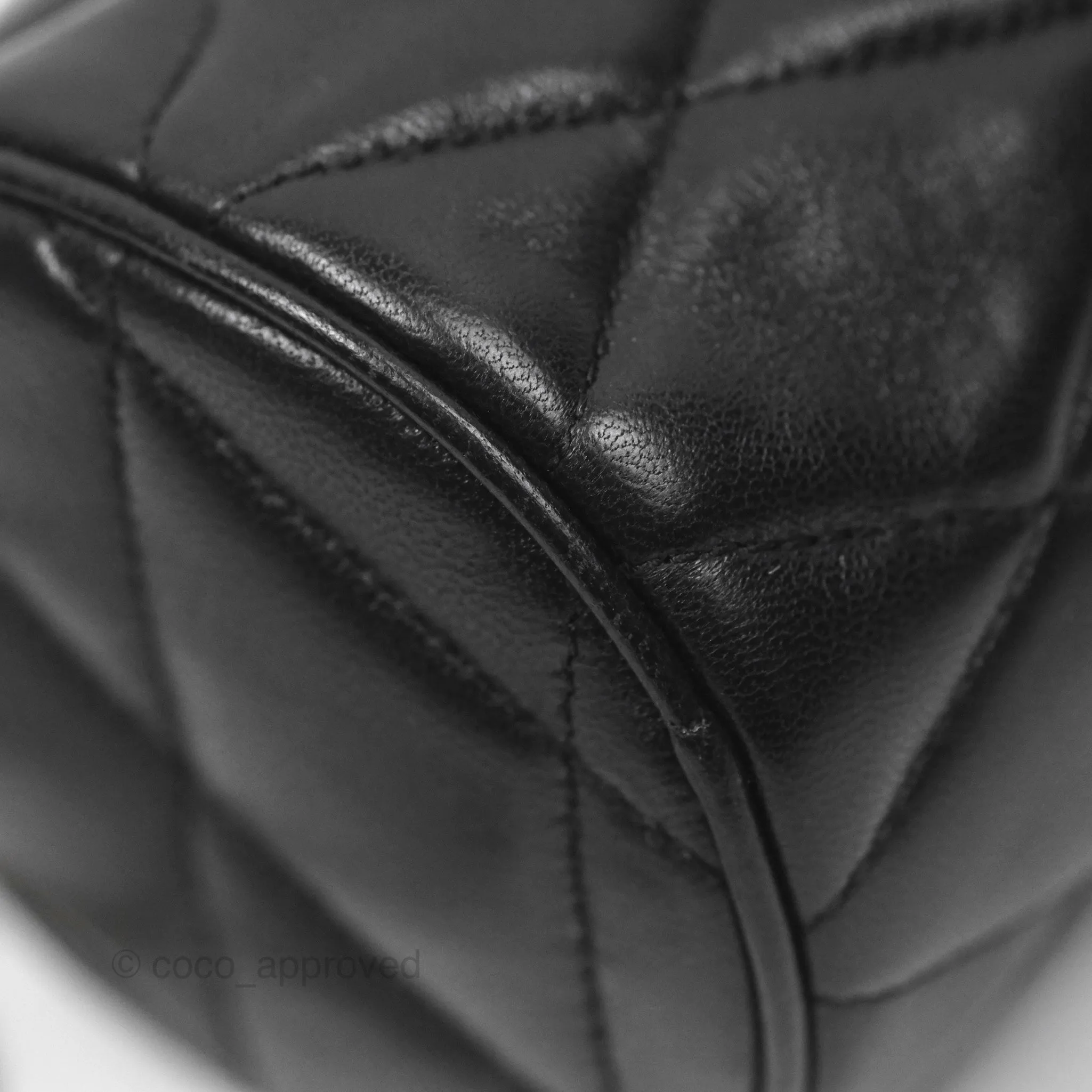 Saint Laurent Mini Sade Tube Shoulder Bag Black Lambskin