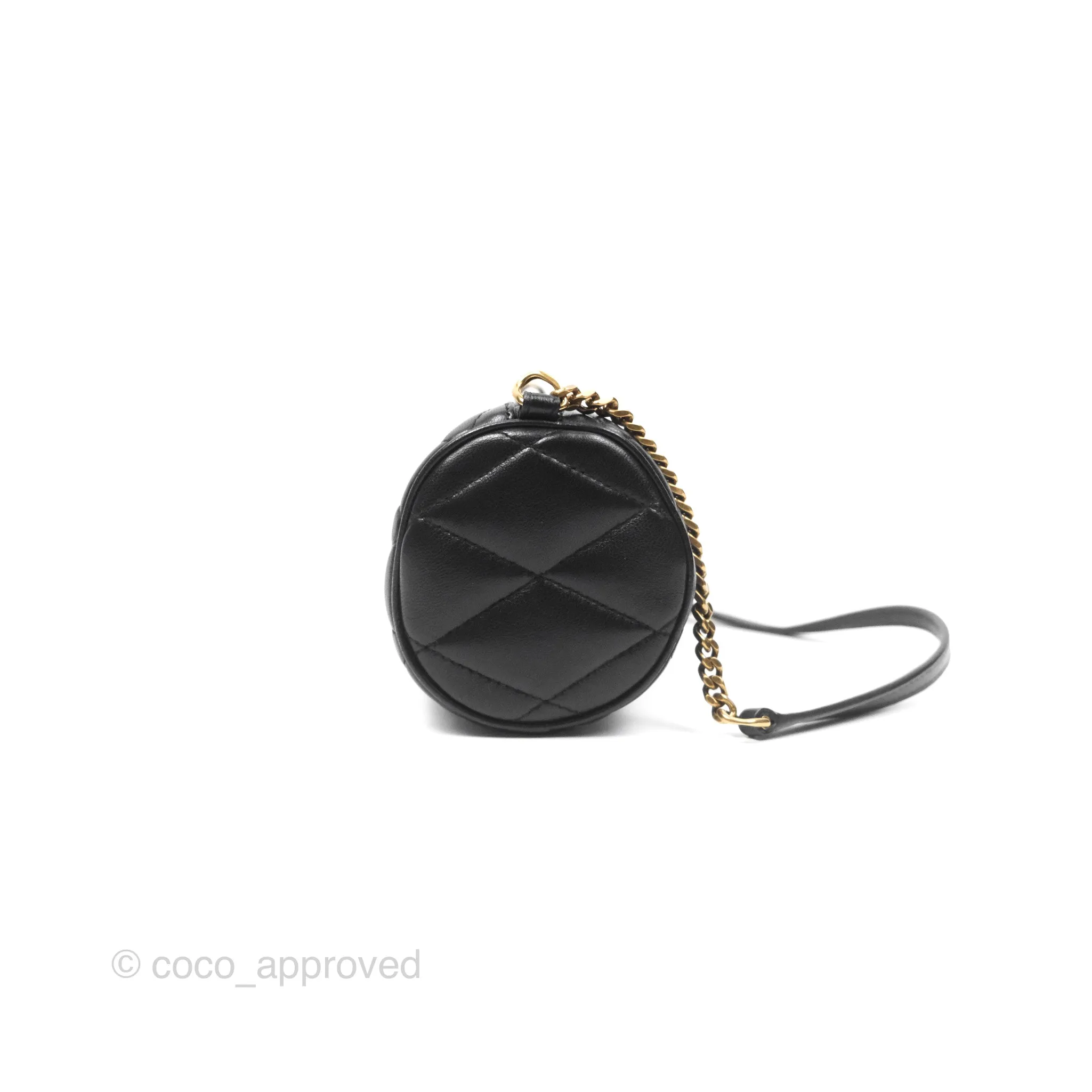 Saint Laurent Mini Sade Tube Shoulder Bag Black Lambskin