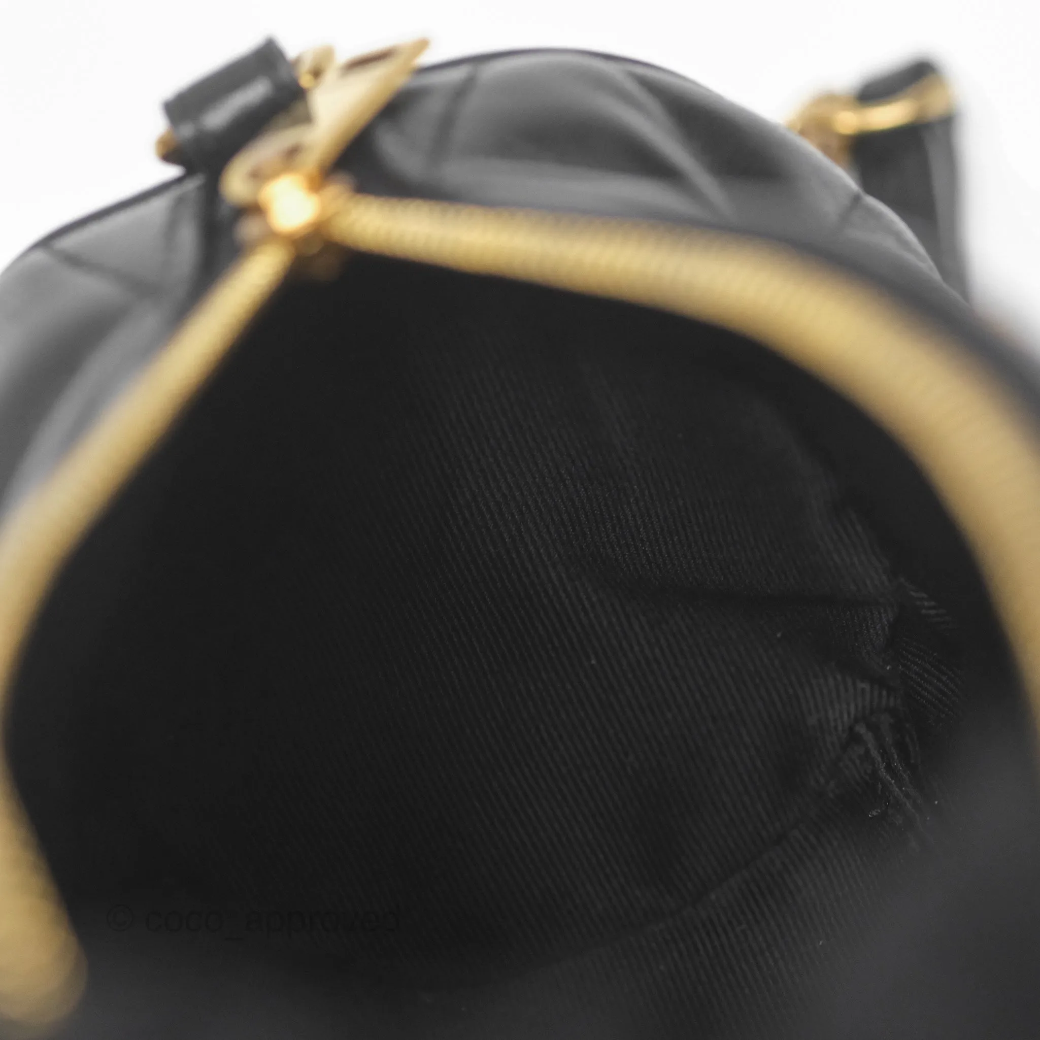 Saint Laurent Mini Sade Tube Shoulder Bag Black Lambskin