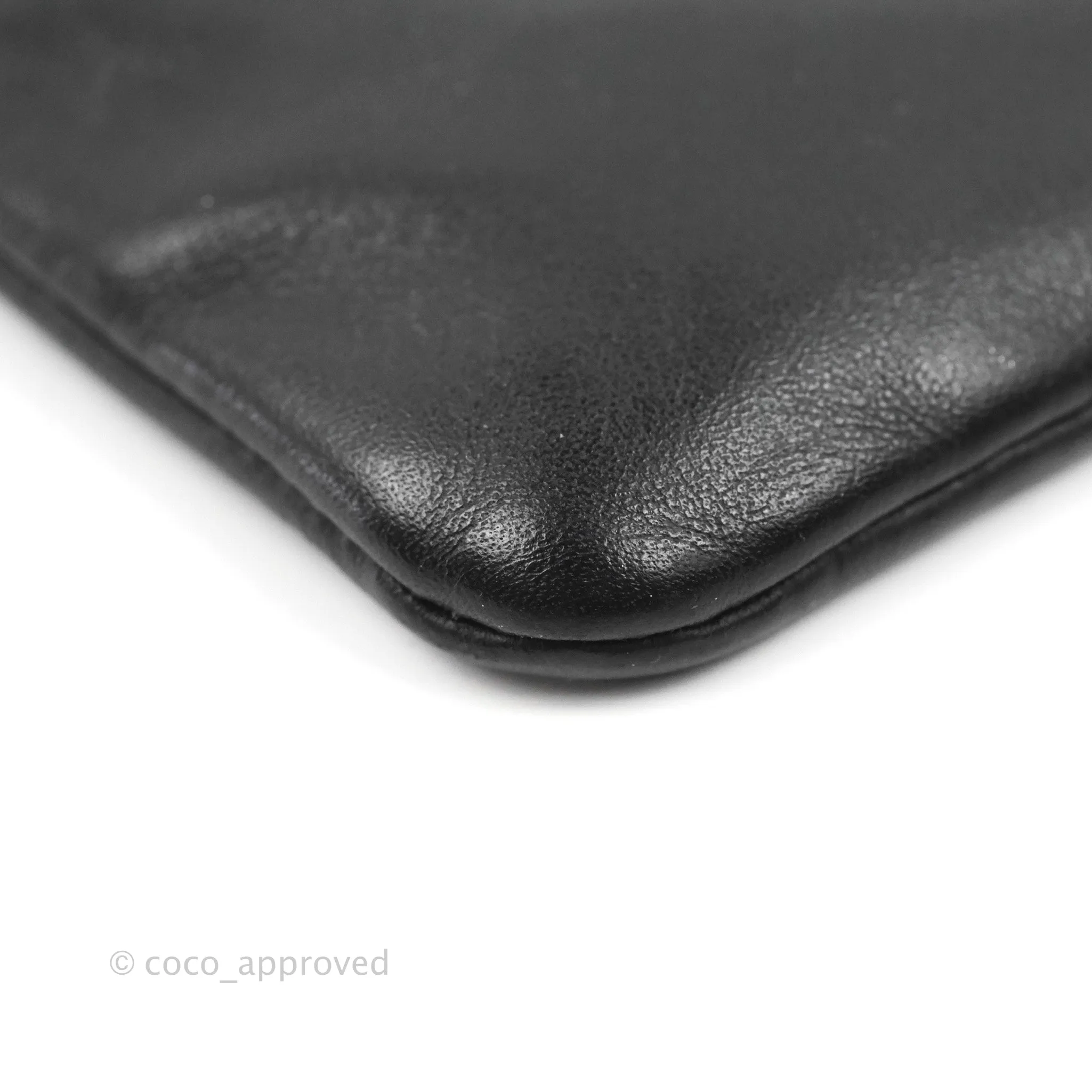 Saint Laurent Monogram Pouch Bag Black Gold Hardware