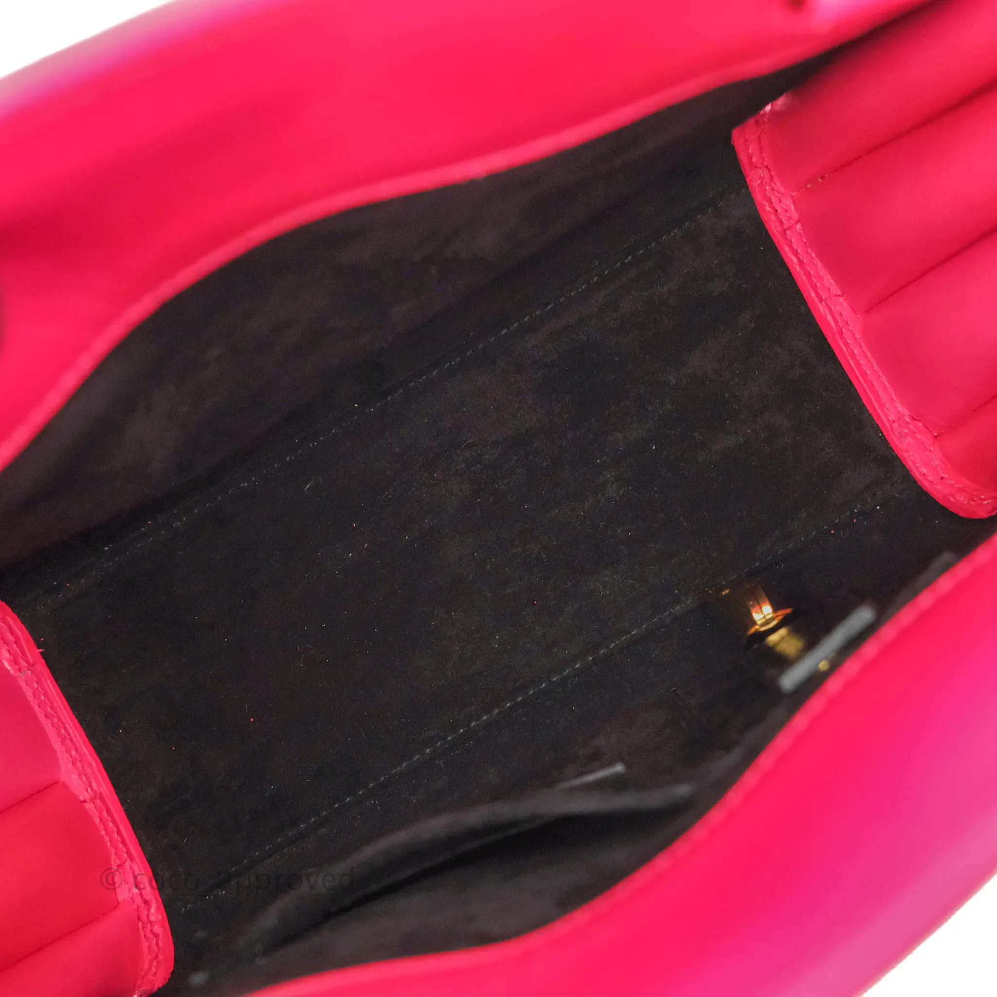 Saint Laurent Nano Classic Sac De Jour Neo Pink Smooth Calfskin Gold Hardware