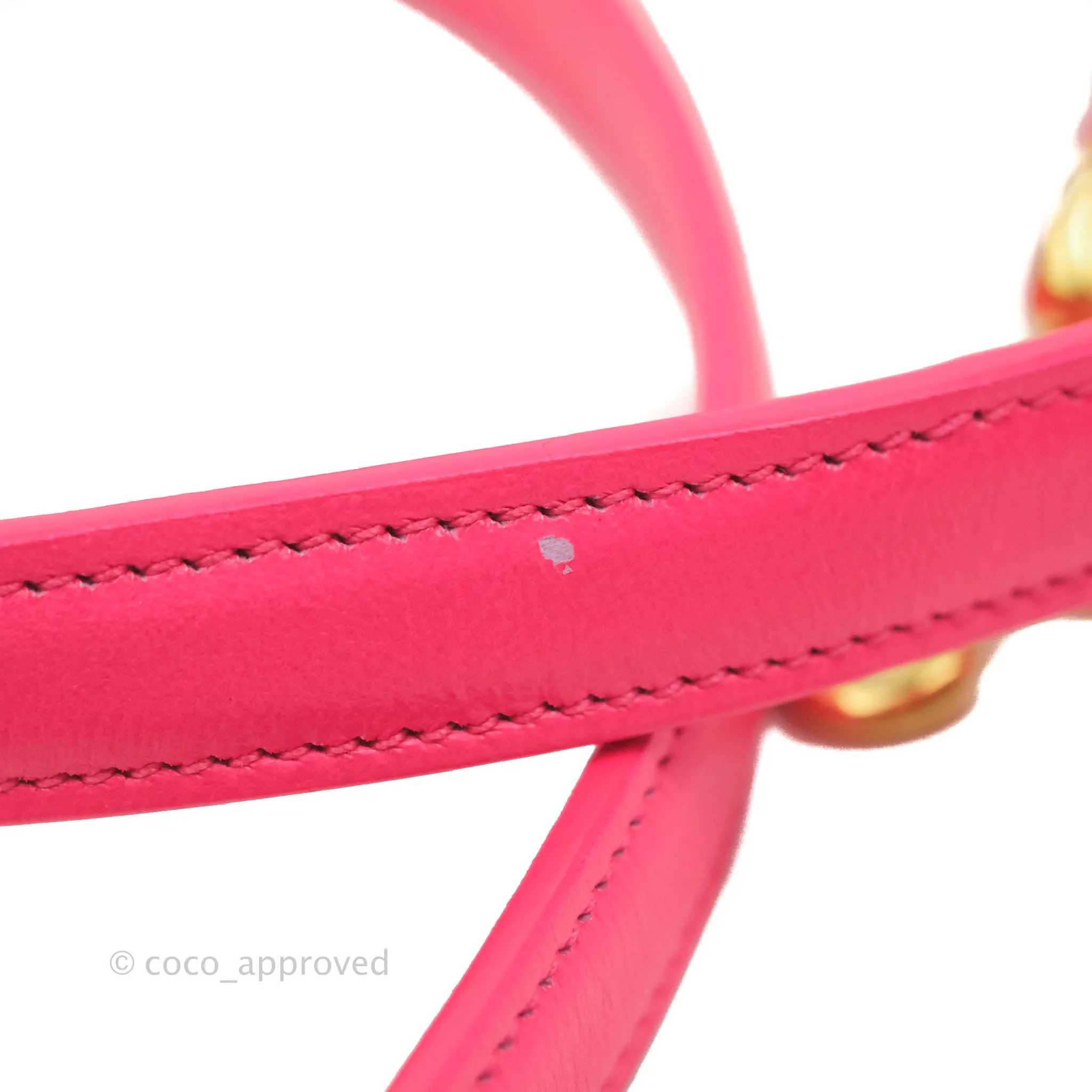 Saint Laurent Nano Classic Sac De Jour Neo Pink Smooth Calfskin Gold Hardware