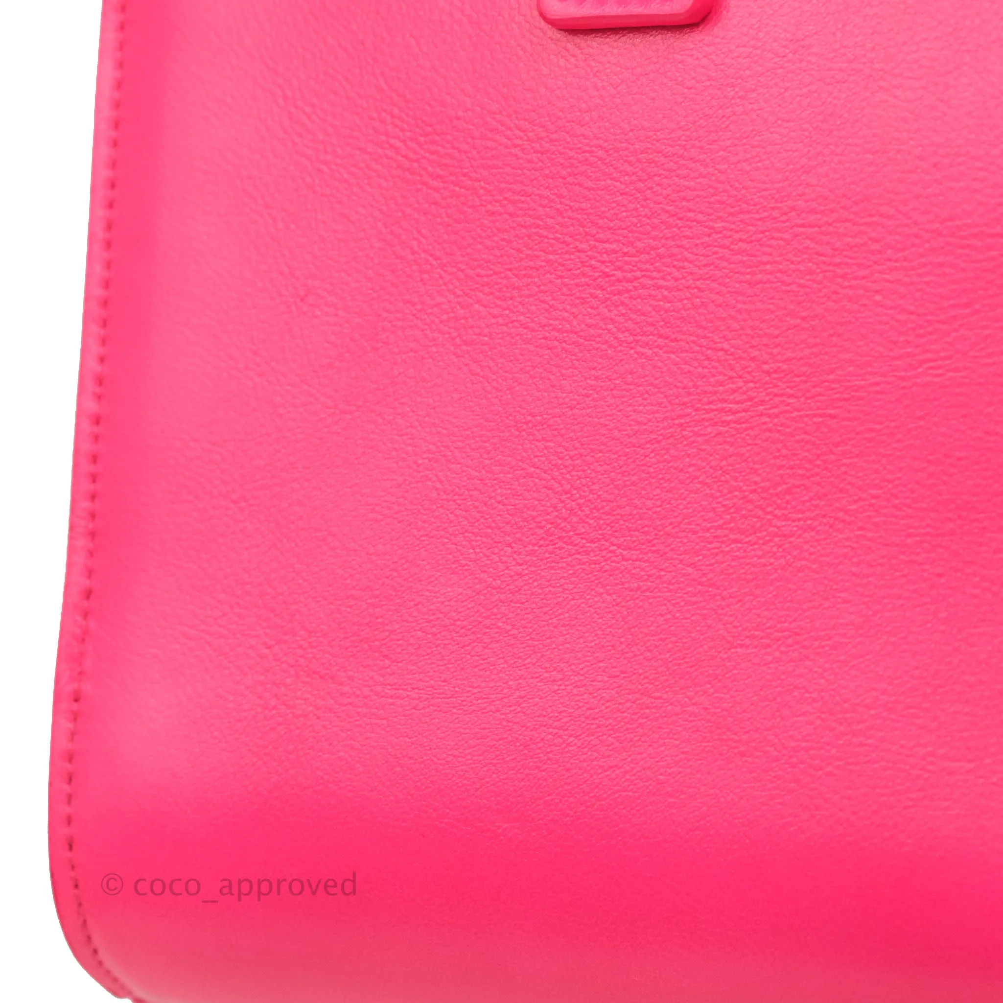 Saint Laurent Nano Classic Sac De Jour Neo Pink Smooth Calfskin Gold Hardware