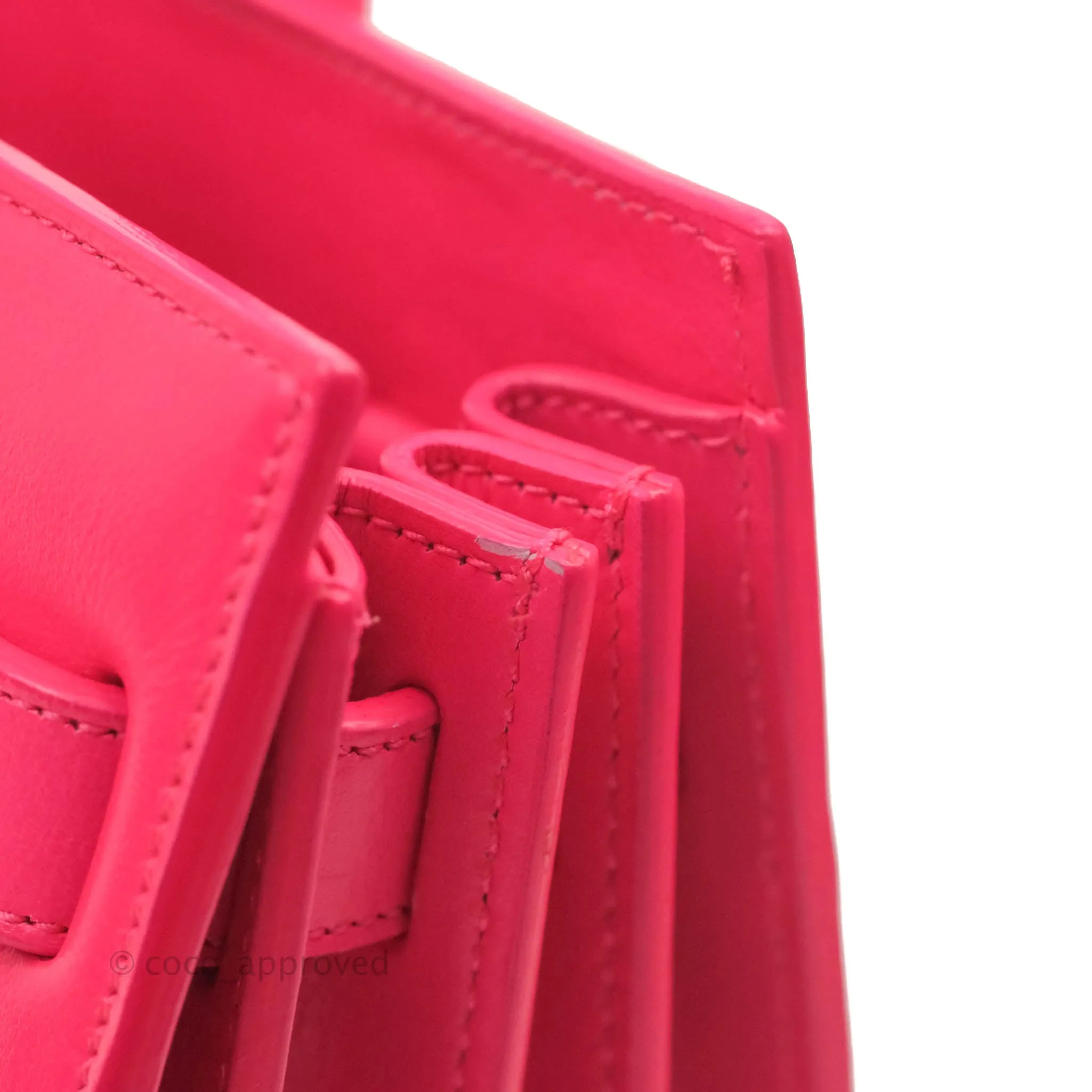 Saint Laurent Nano Classic Sac De Jour Neo Pink Smooth Calfskin Gold Hardware