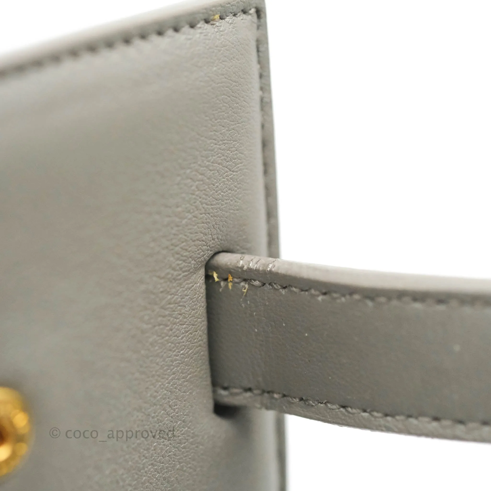 Saint Laurent Sac De Jour Grey Calfskin Baby