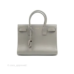 Saint Laurent Sac De Jour Grey Calfskin Baby