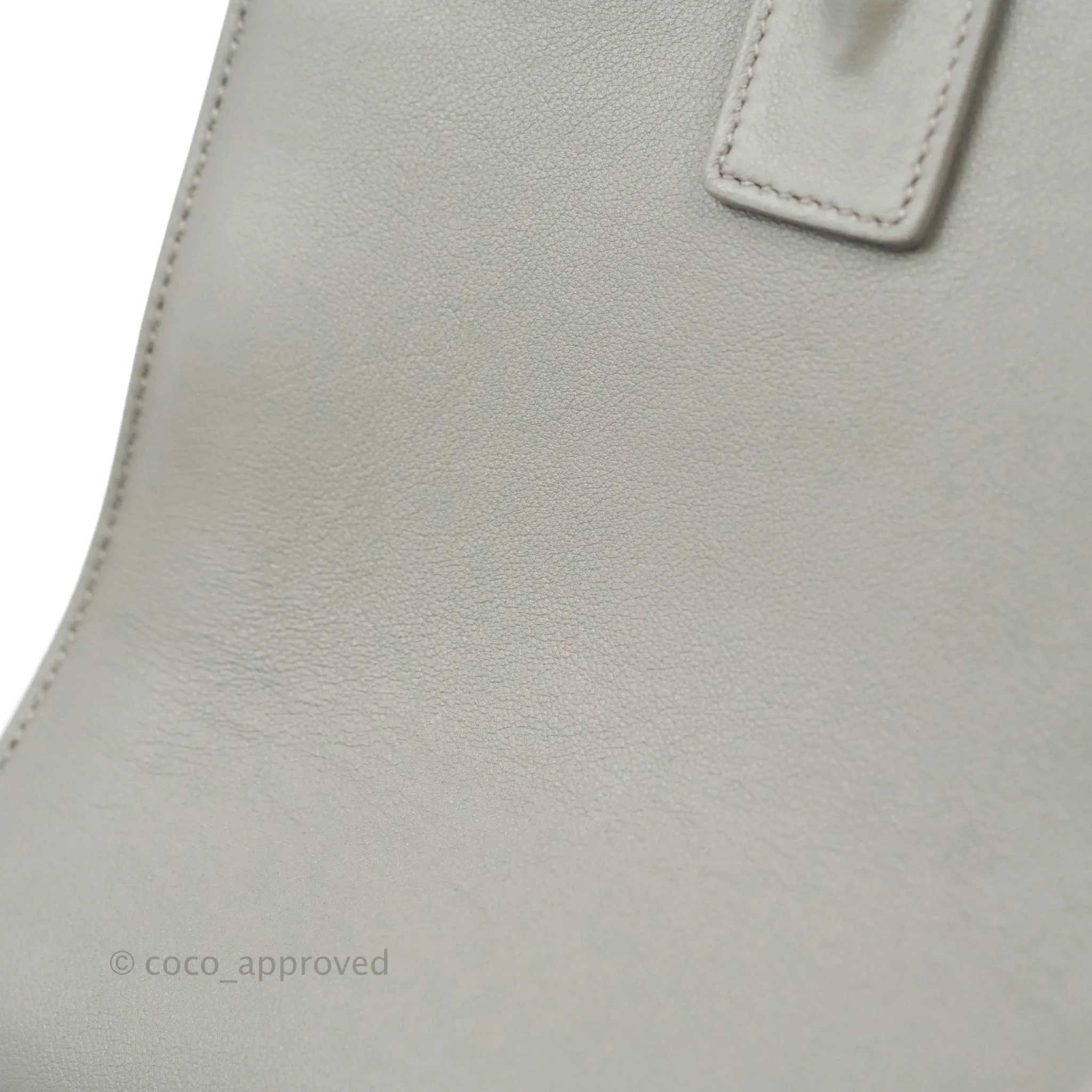Saint Laurent Sac De Jour Grey Calfskin Baby
