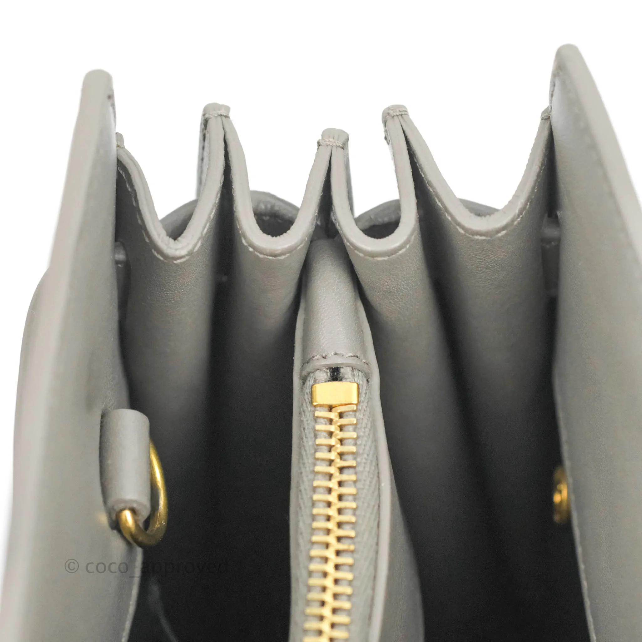 Saint Laurent Sac De Jour Grey Calfskin Baby