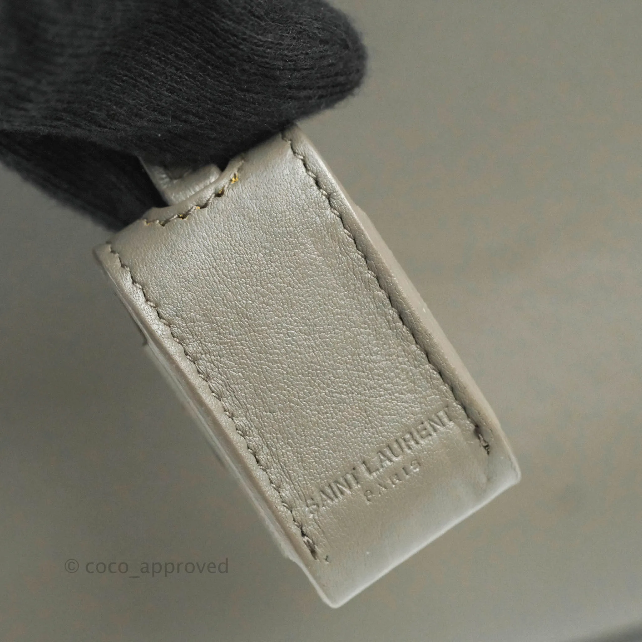 Saint Laurent Sac De Jour Grey Calfskin Baby