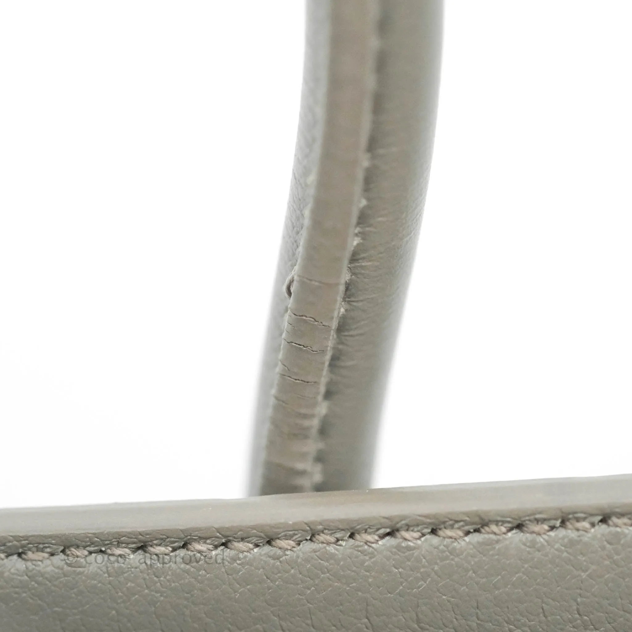 Saint Laurent Sac De Jour Grey Calfskin Baby