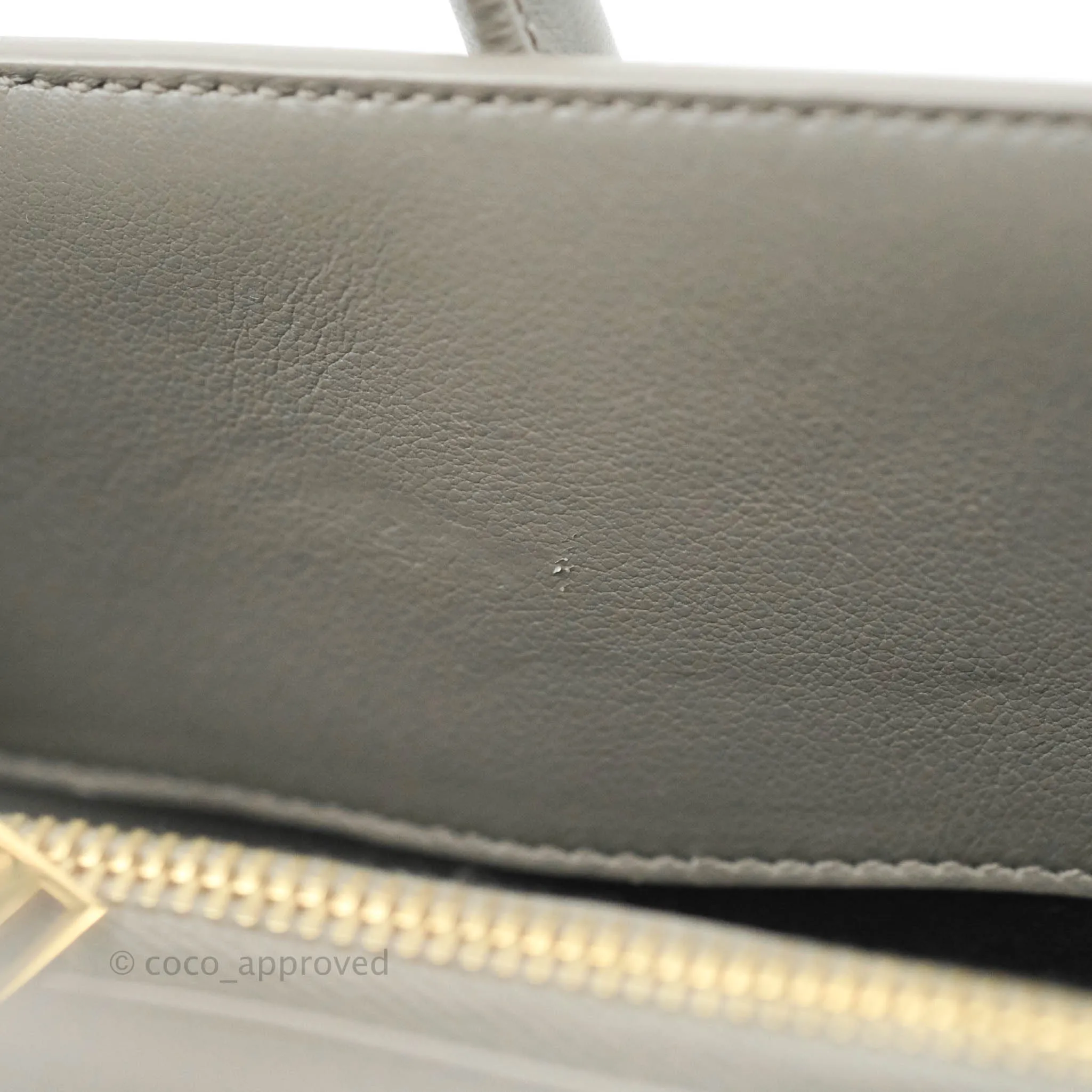 Saint Laurent Sac De Jour Grey Calfskin Baby