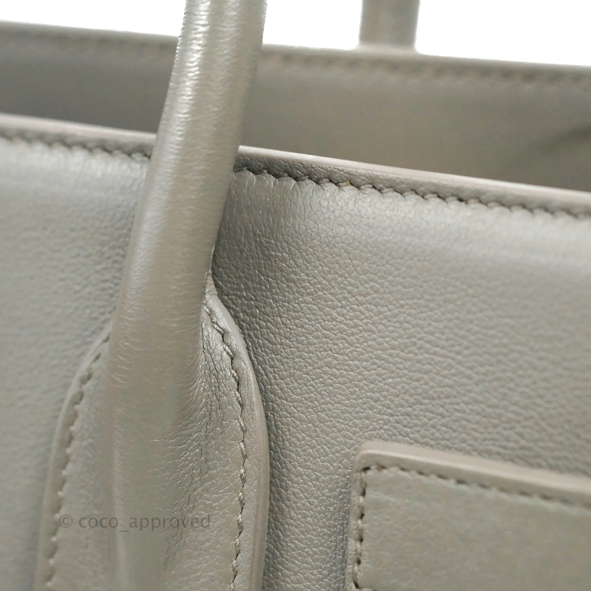 Saint Laurent Sac De Jour Grey Calfskin Baby