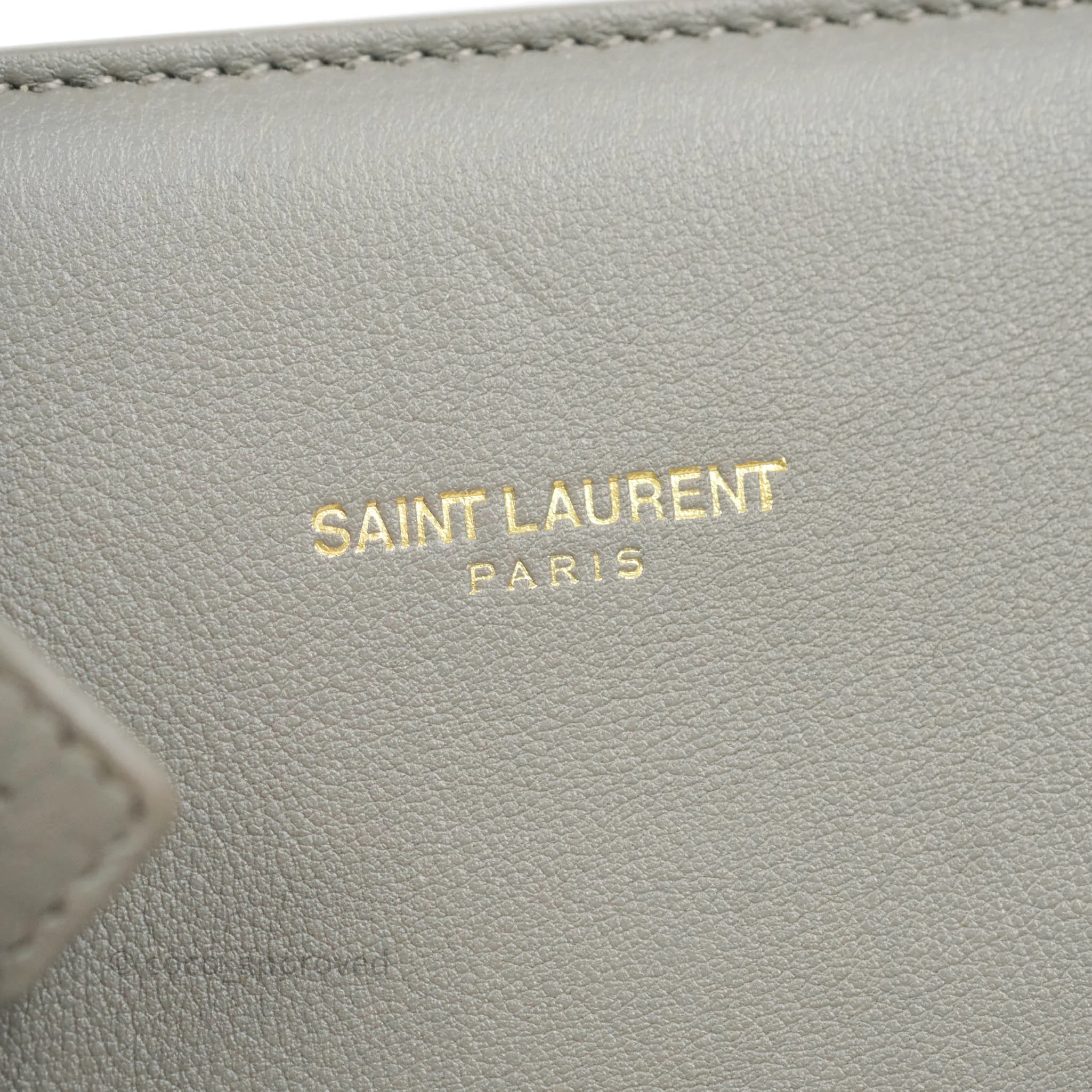 Saint Laurent Sac De Jour Grey Calfskin Baby