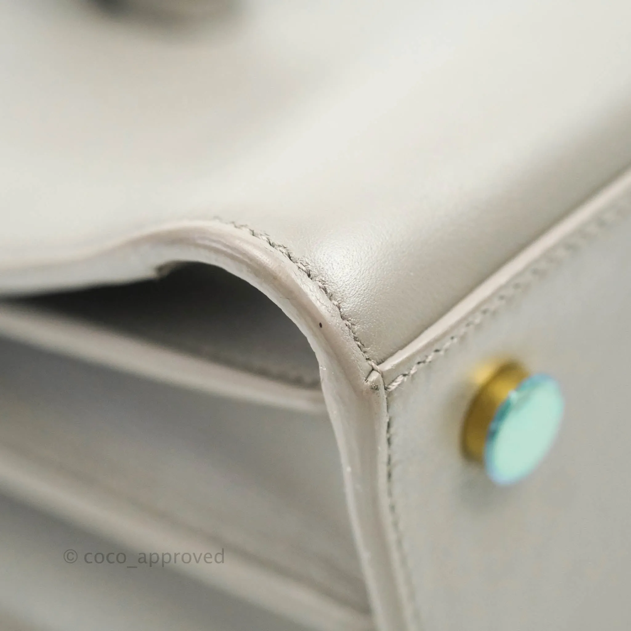 Saint Laurent Sac De Jour Grey Calfskin Baby