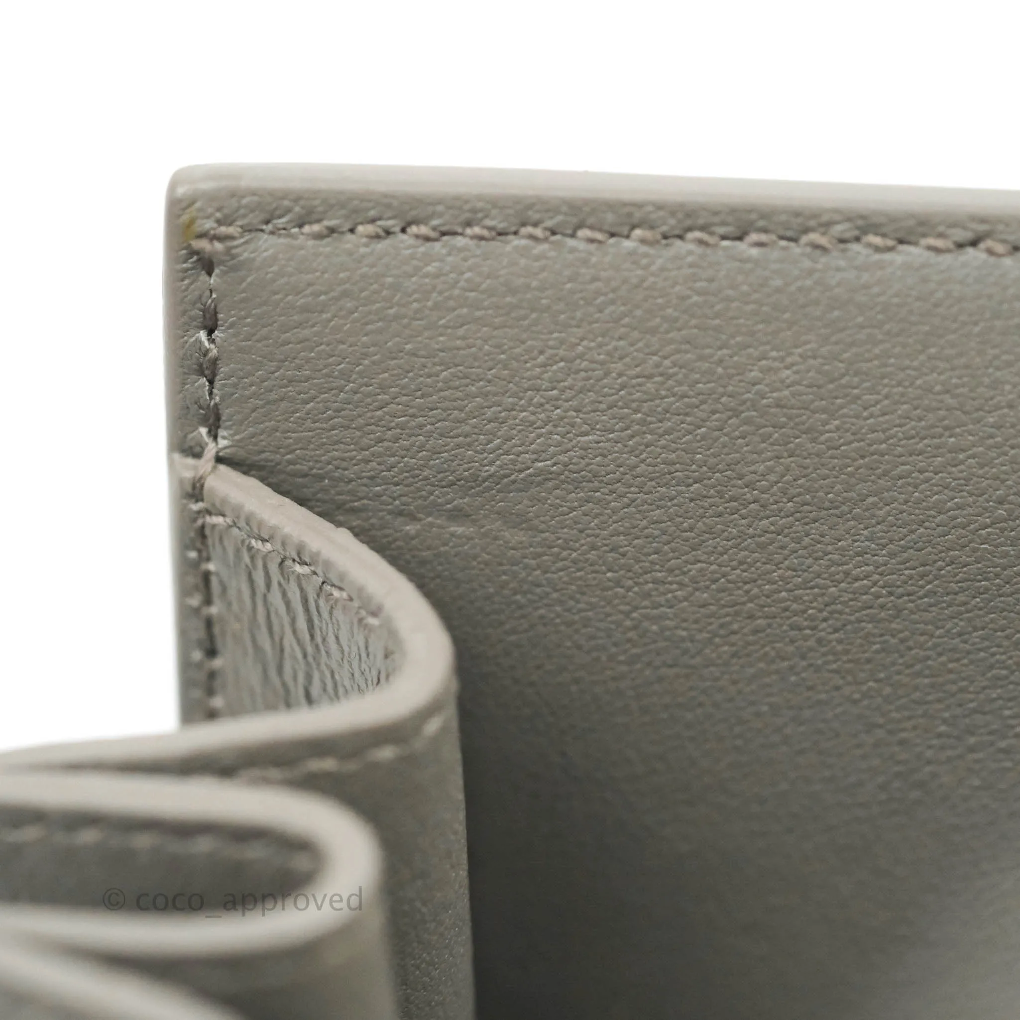 Saint Laurent Sac De Jour Grey Calfskin Baby