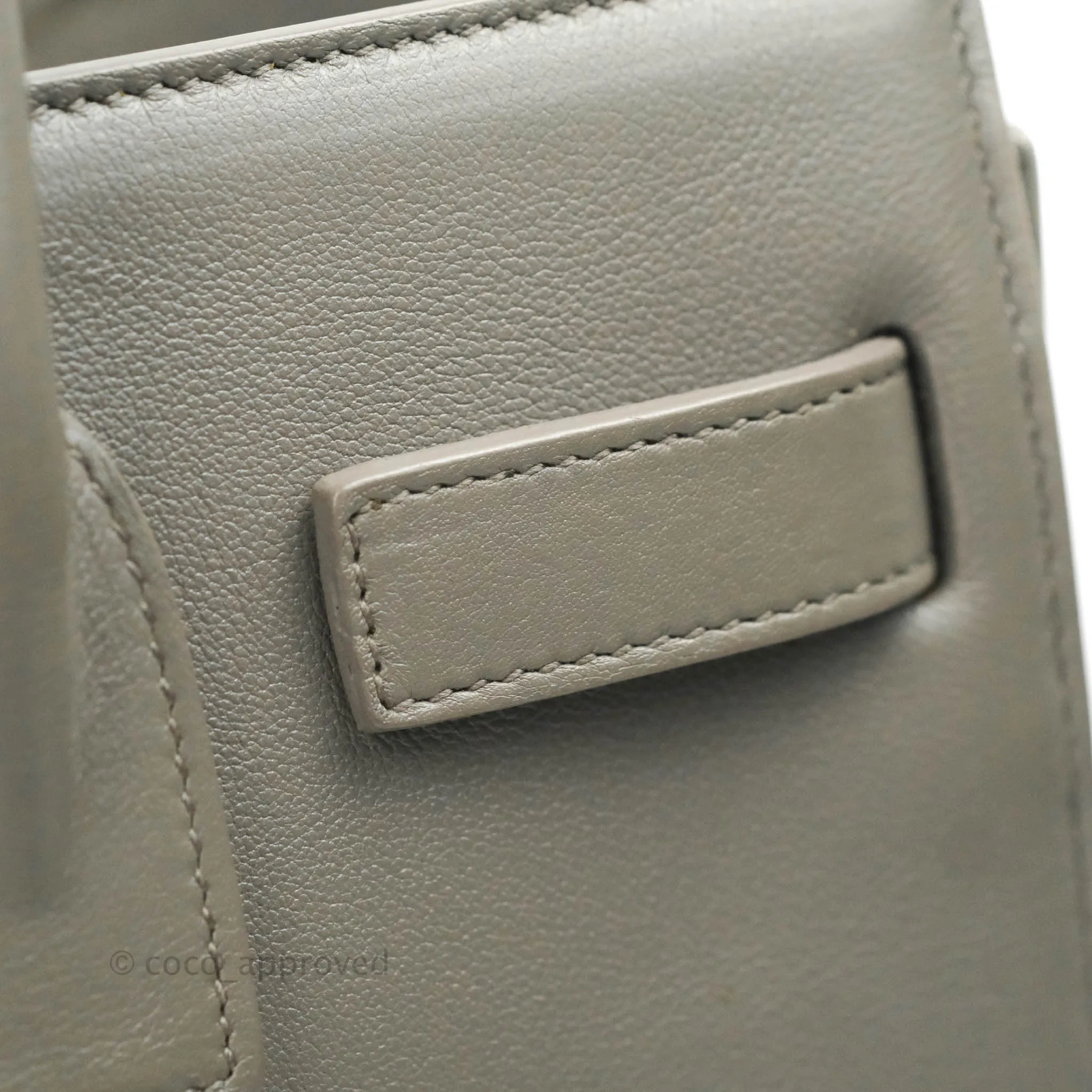 Saint Laurent Sac De Jour Grey Calfskin Baby