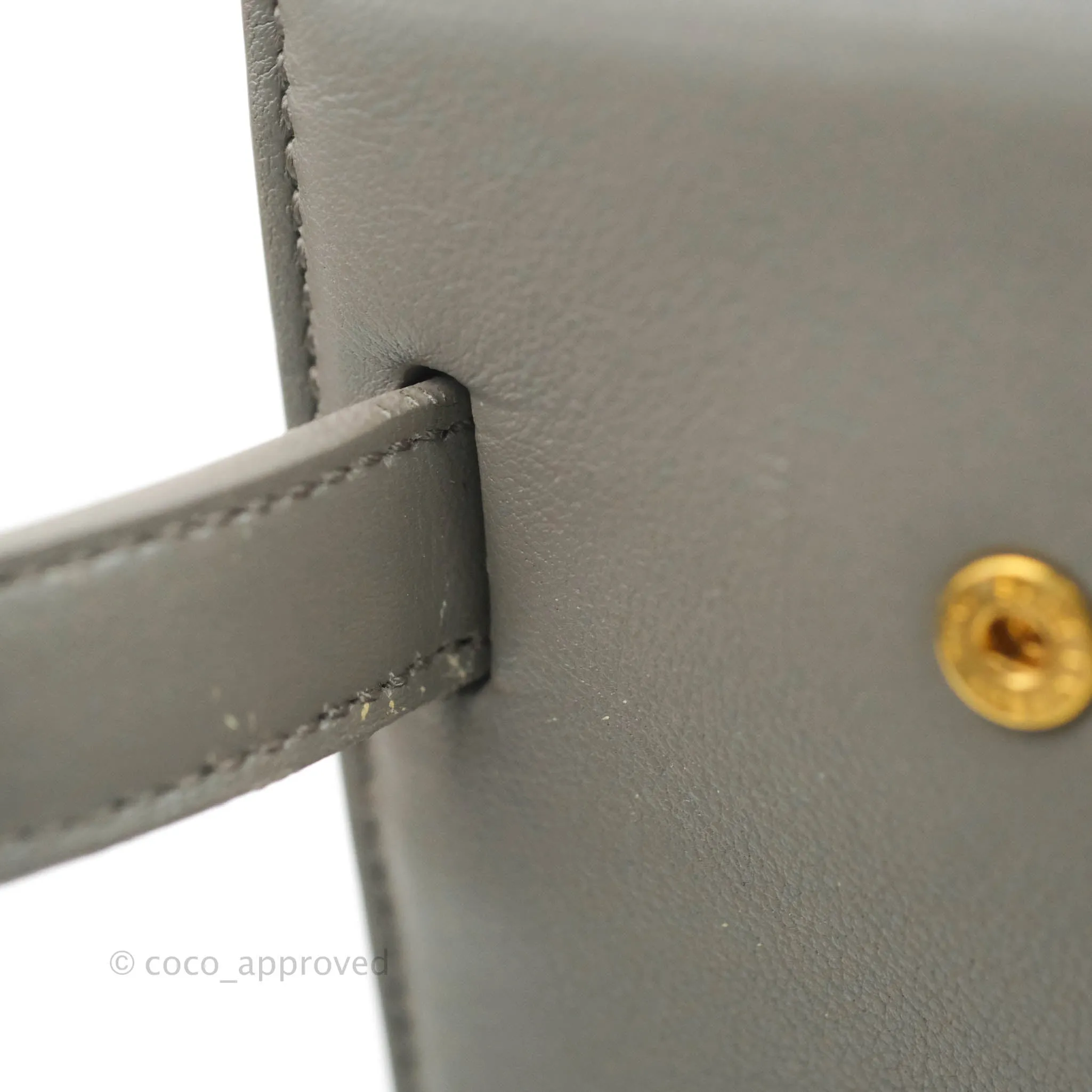 Saint Laurent Sac De Jour Grey Calfskin Baby