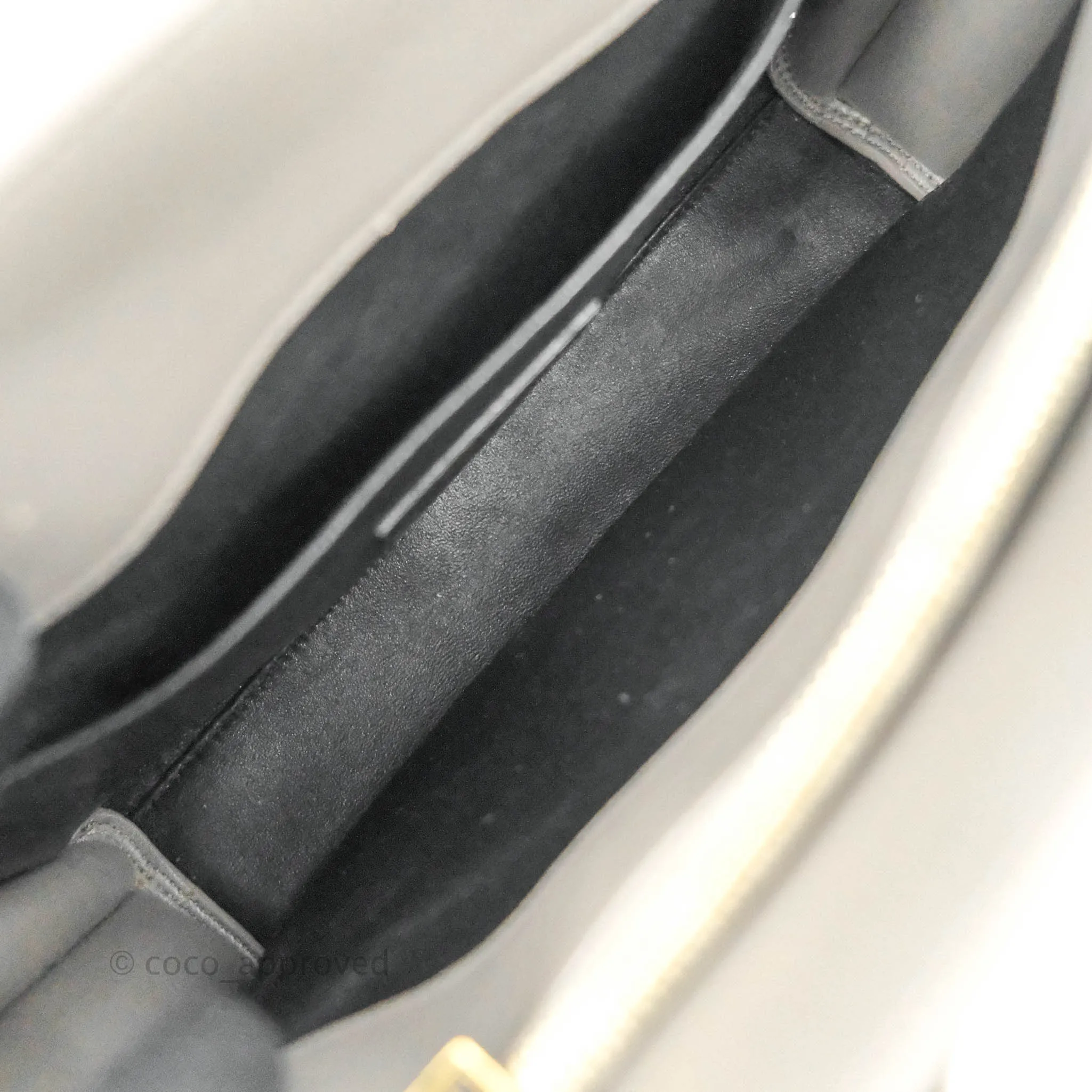 Saint Laurent Sac De Jour Grey Calfskin Baby