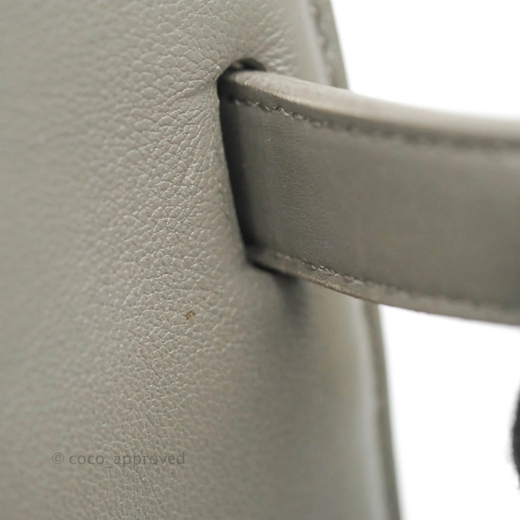 Saint Laurent Sac De Jour Grey Calfskin Baby