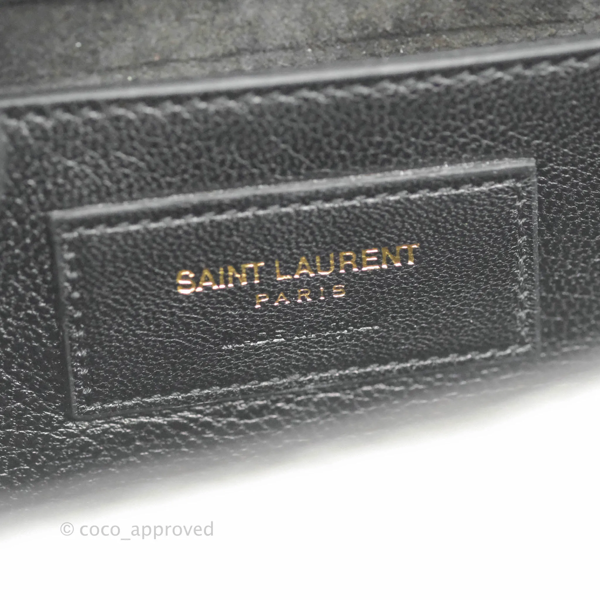 Saint Laurent Small Kate Bag Silver Python-Effect Gold Hardware