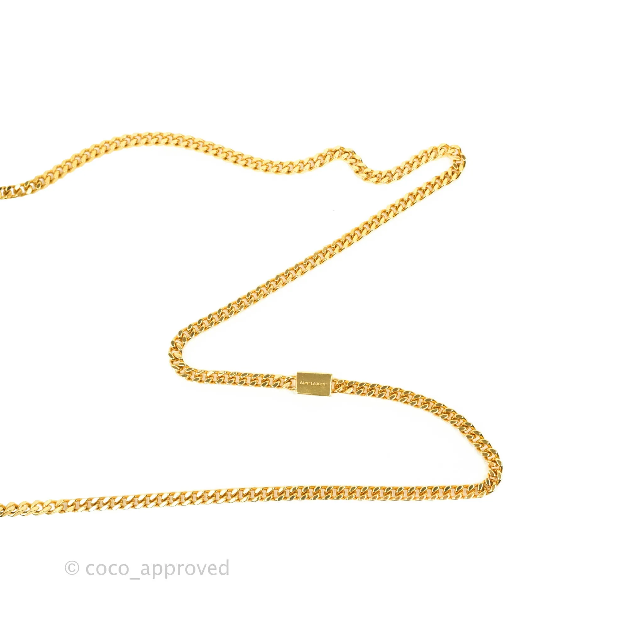 Saint Laurent Small Kate Bag Silver Python-Effect Gold Hardware