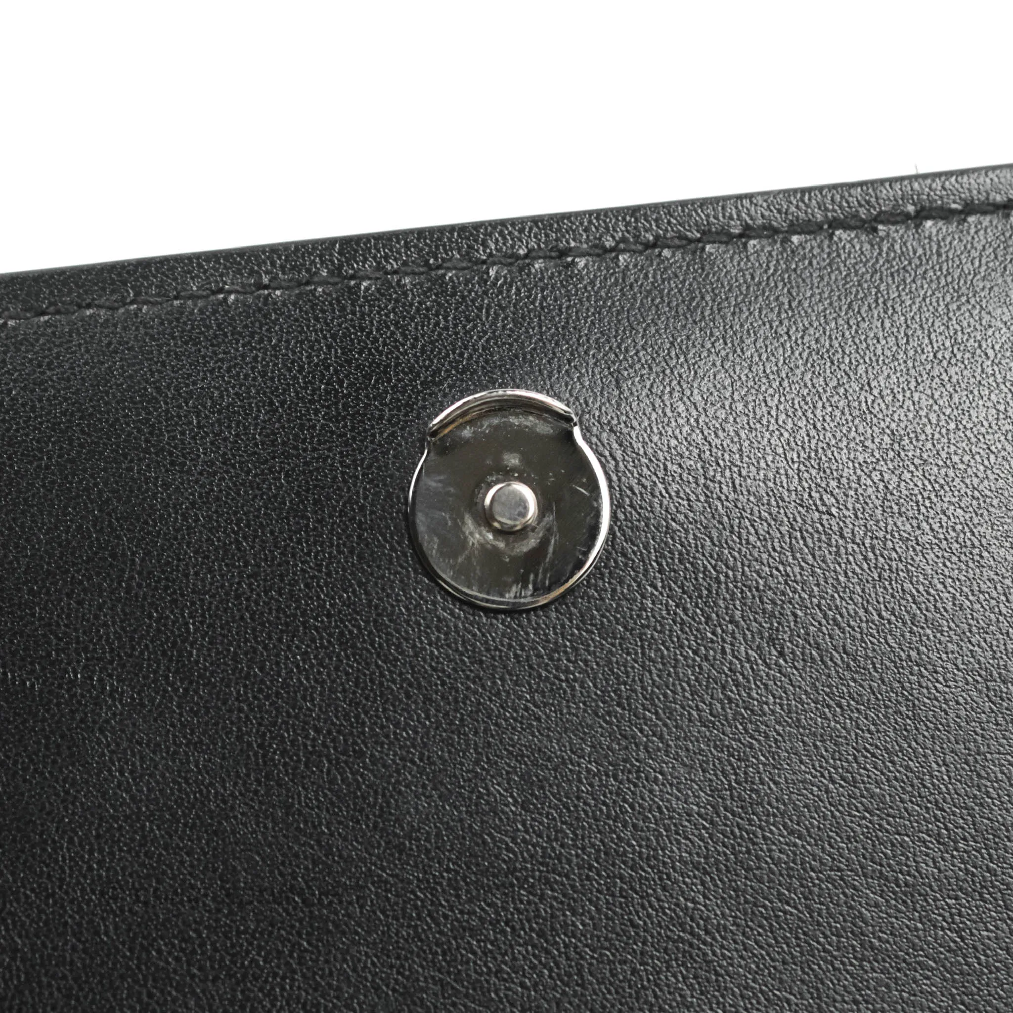 Saint Laurent Small Kate Marbled Stain Chain Bag Black Ruthenium Hardware