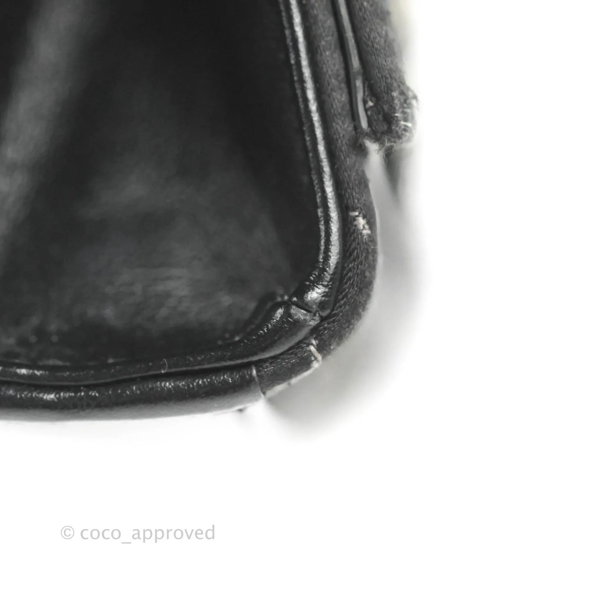 Saint Laurent Small Kate Marbled Stain Chain Bag Black Ruthenium Hardware
