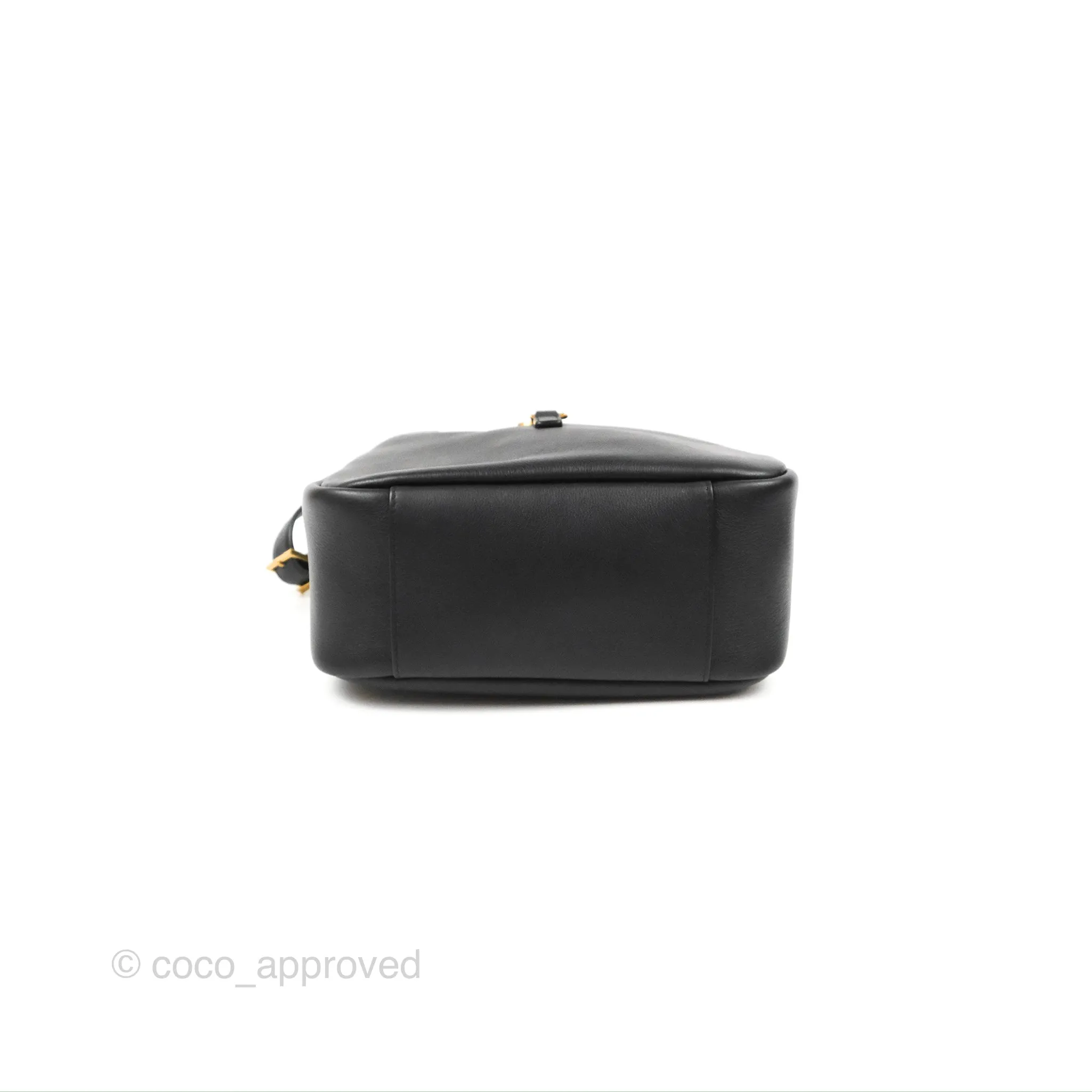 Saint Laurent Small 'Le 5 a 7' Hobo Bag Black Grained Leather