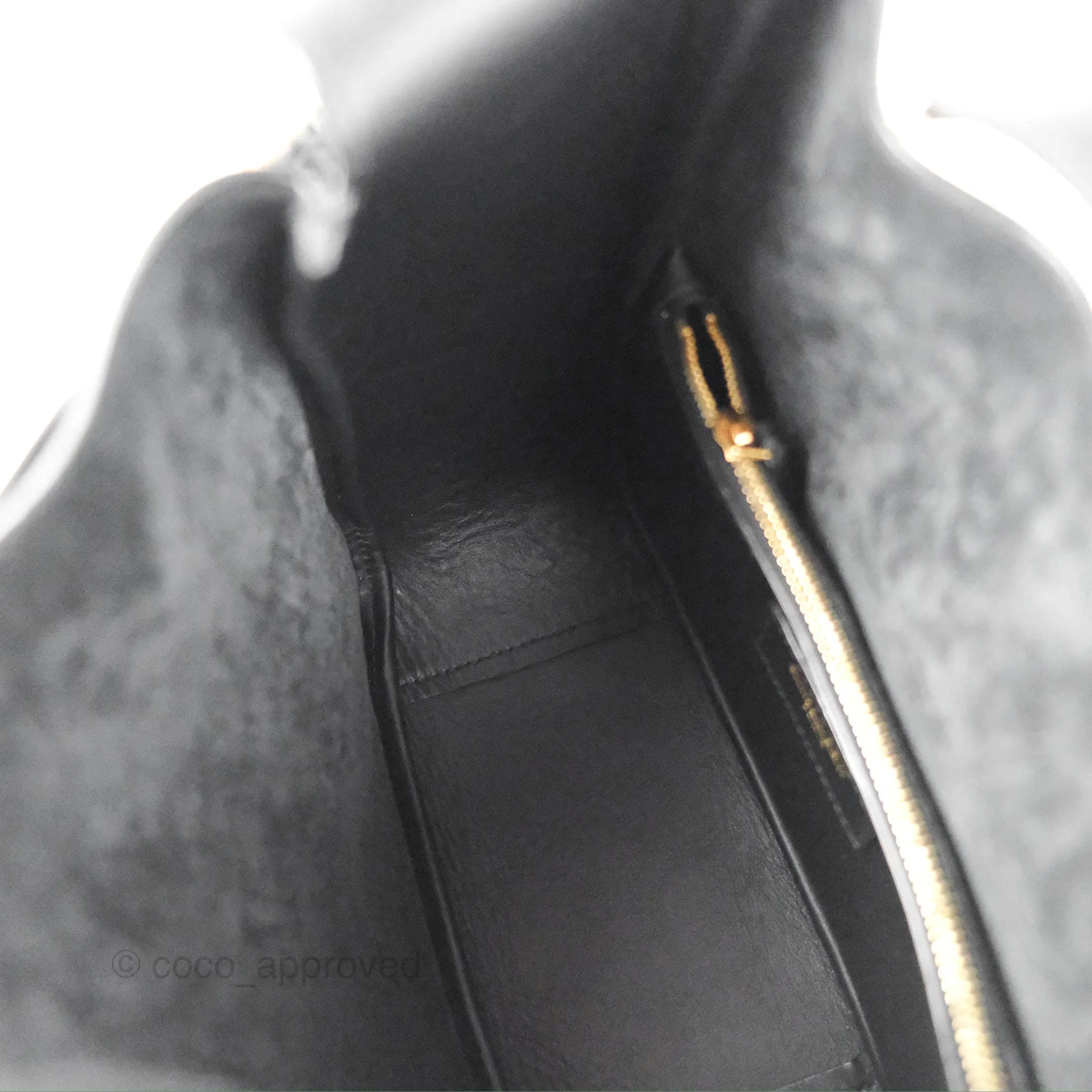 Saint Laurent Small 'Le 5 a 7' Hobo Bag Black Grained Leather