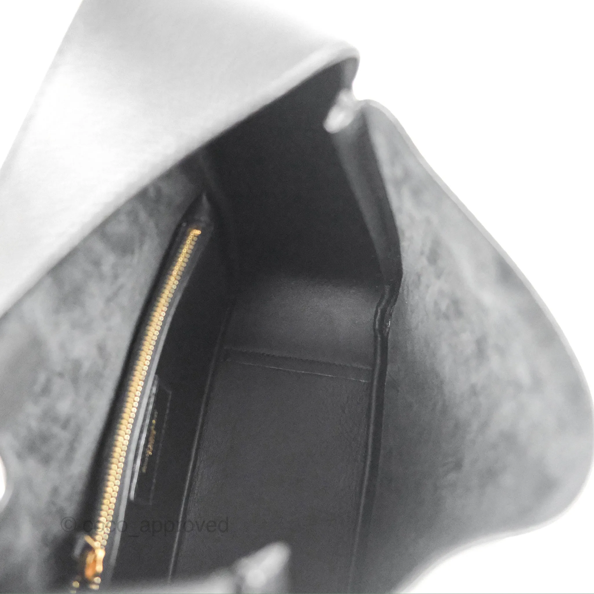 Saint Laurent Small 'Le 5 a 7' Hobo Bag Black Grained Leather