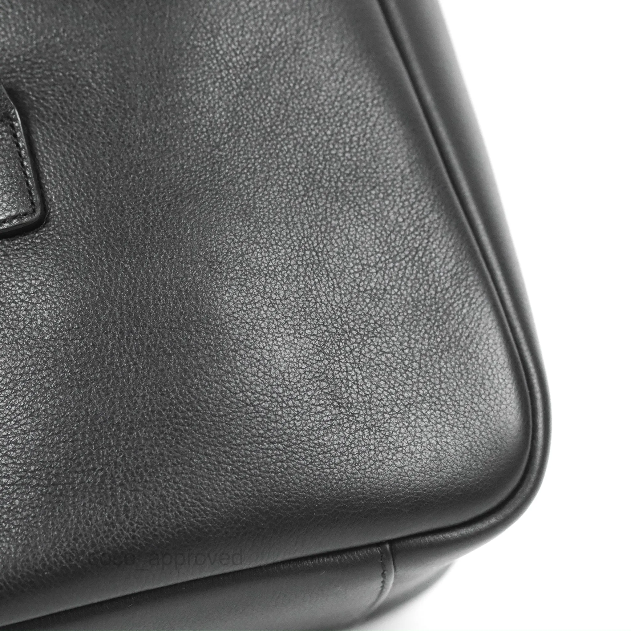 Saint Laurent Small 'Le 5 a 7' Hobo Bag Black Grained Leather