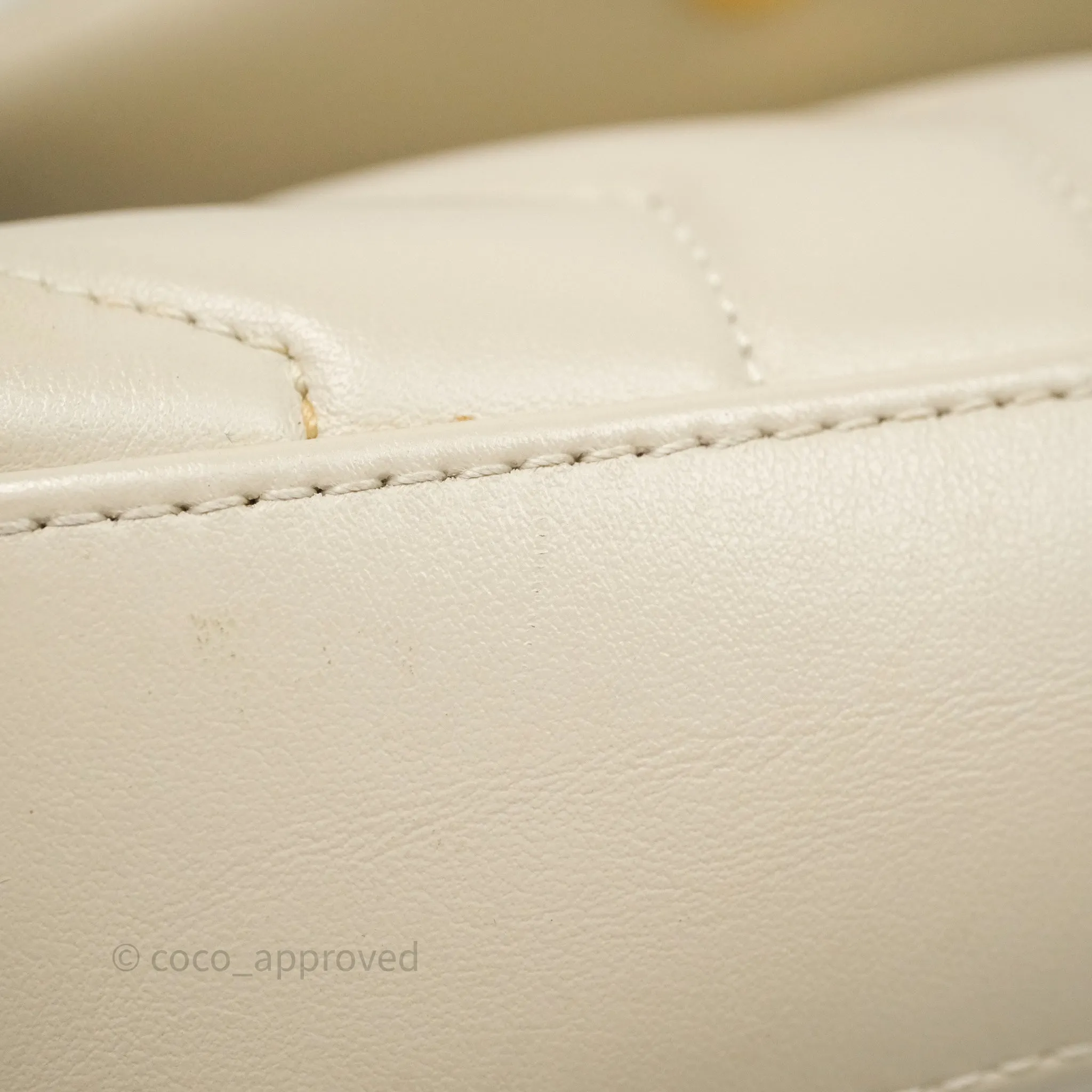 Saint Laurent Small Loulou Flap Bag Beige Calfskin Gold Hardware