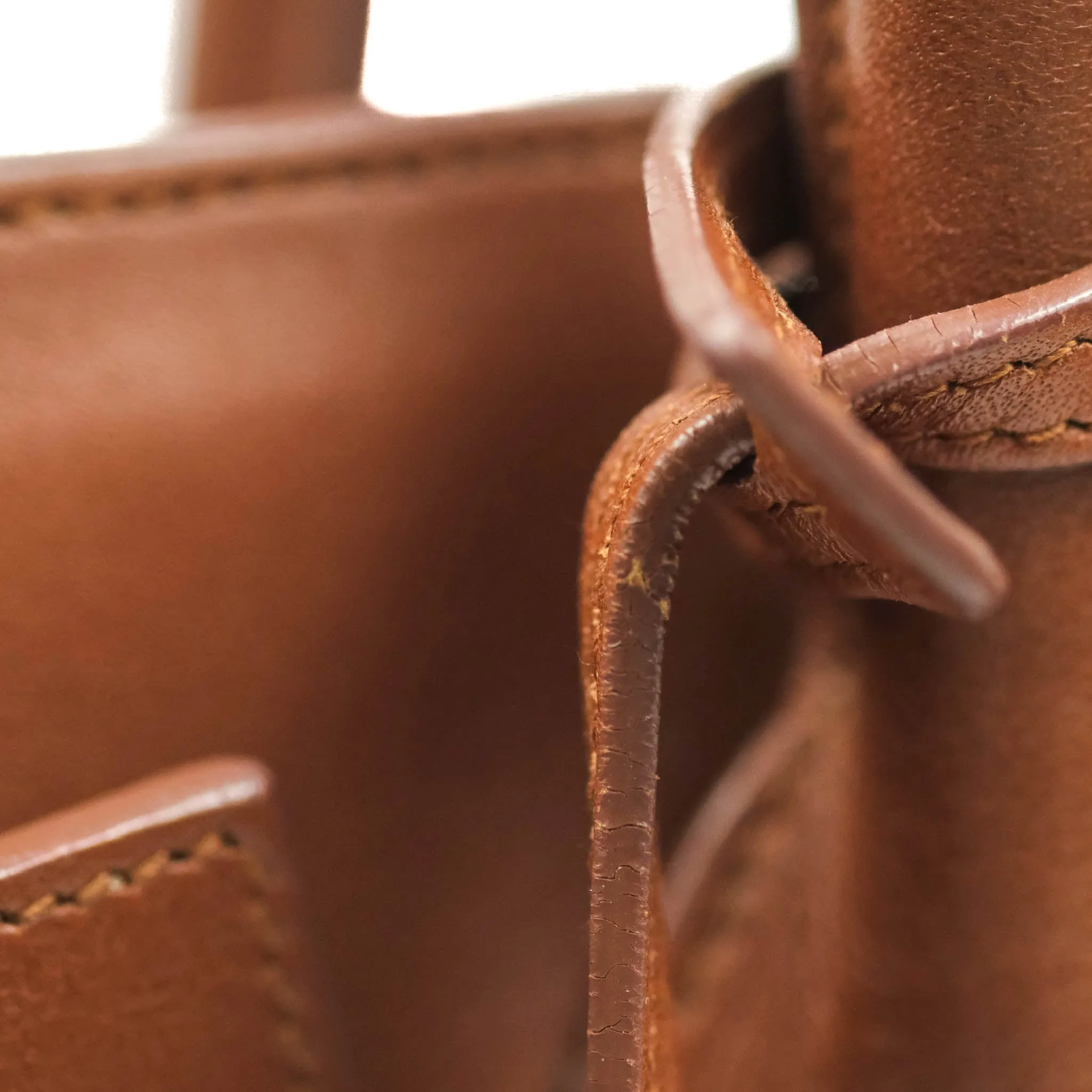 Saint Laurent Small Sac de Jour Bag Brown Calfskin Gold Hardware