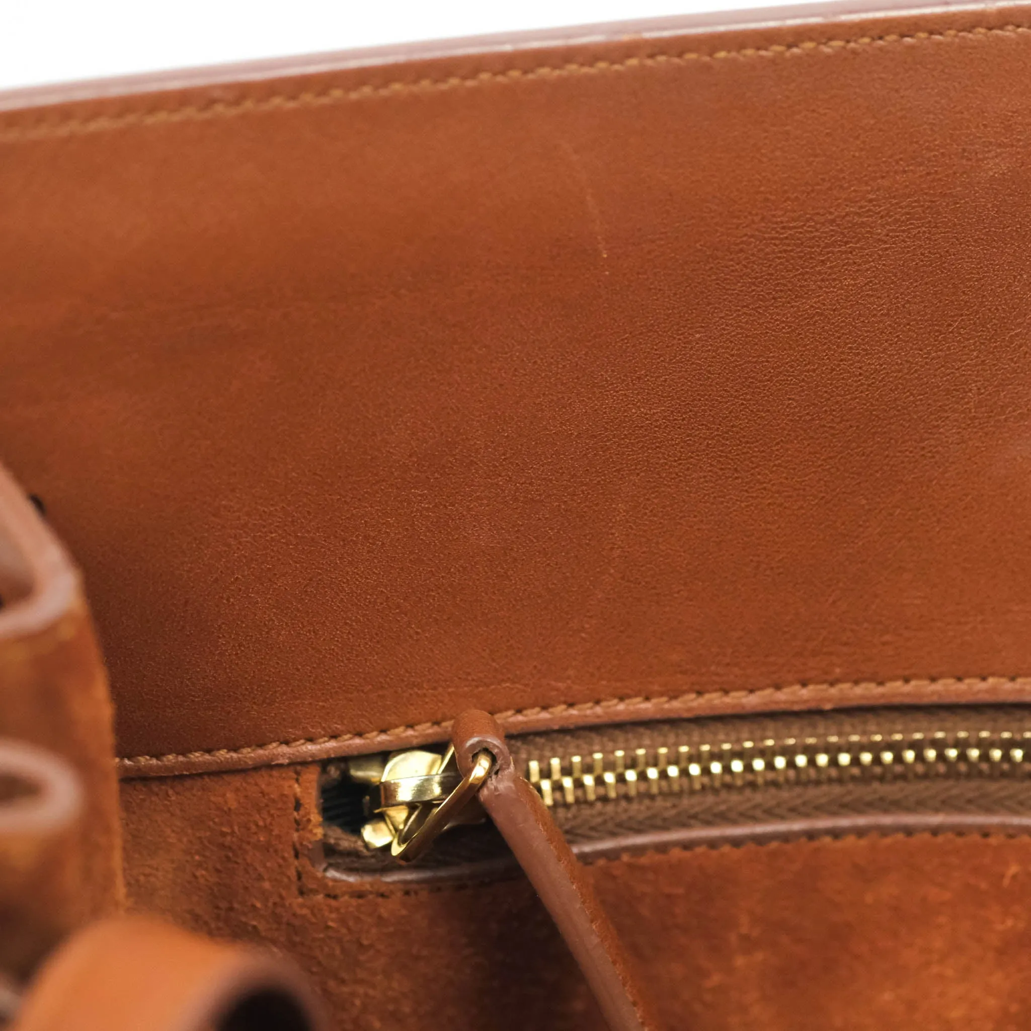 Saint Laurent Small Sac de Jour Bag Brown Calfskin Gold Hardware