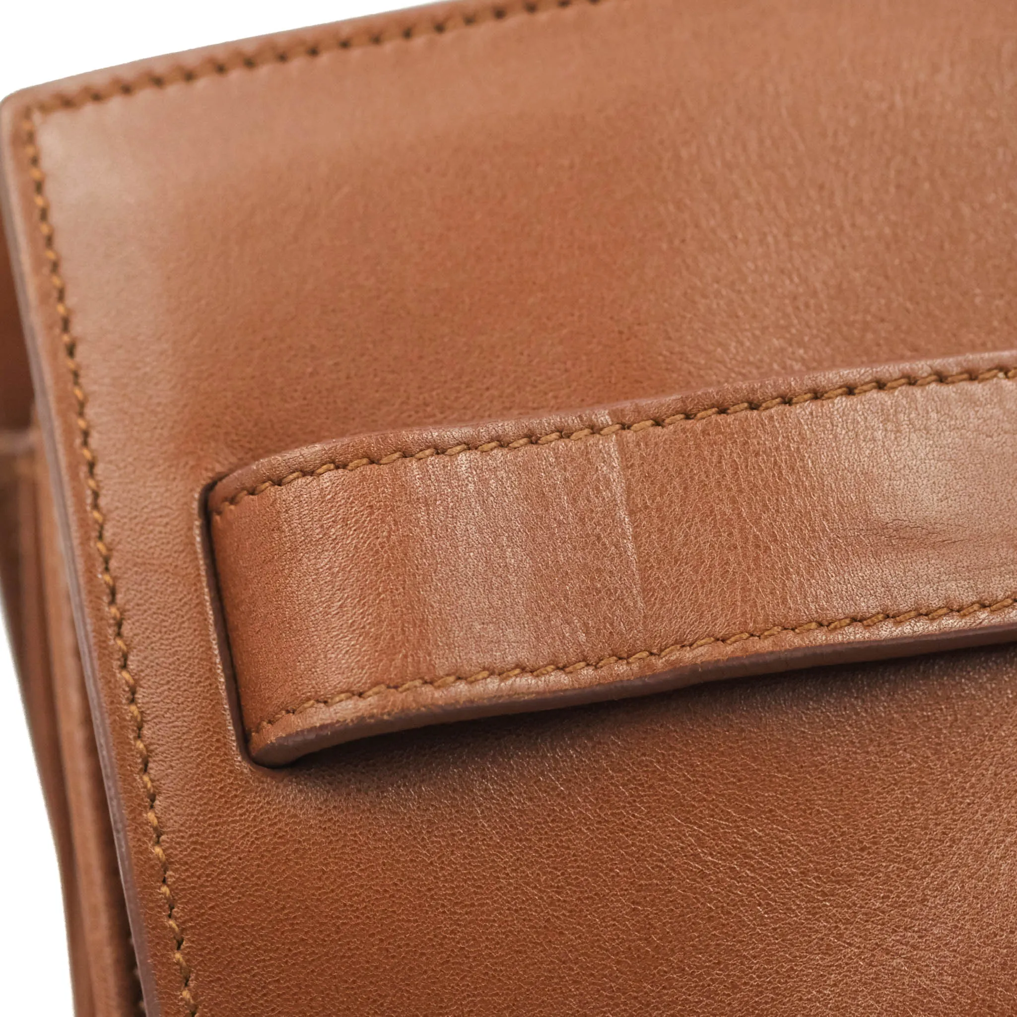 Saint Laurent Small Sac de Jour Bag Brown Calfskin Gold Hardware