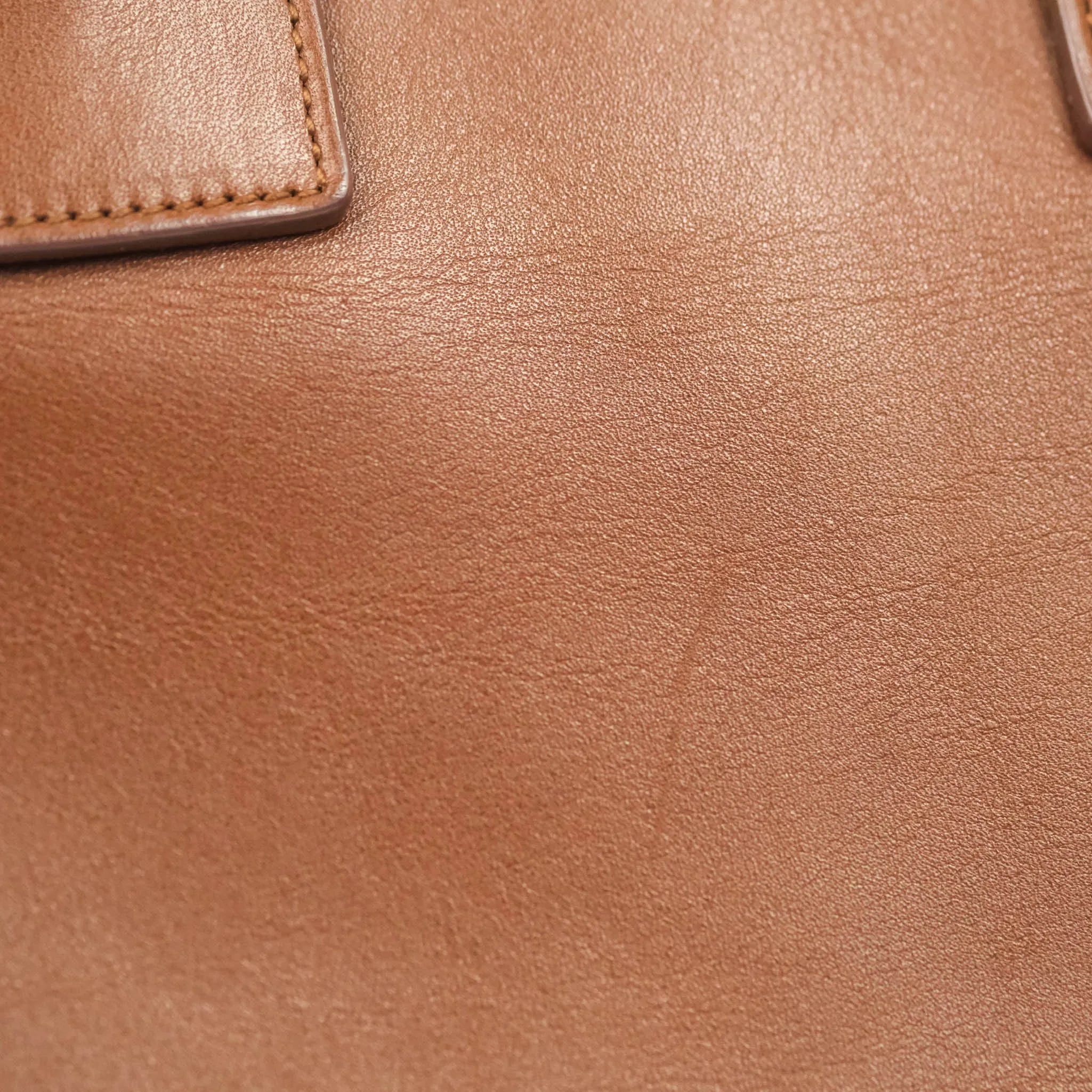 Saint Laurent Small Sac de Jour Bag Brown Calfskin Gold Hardware