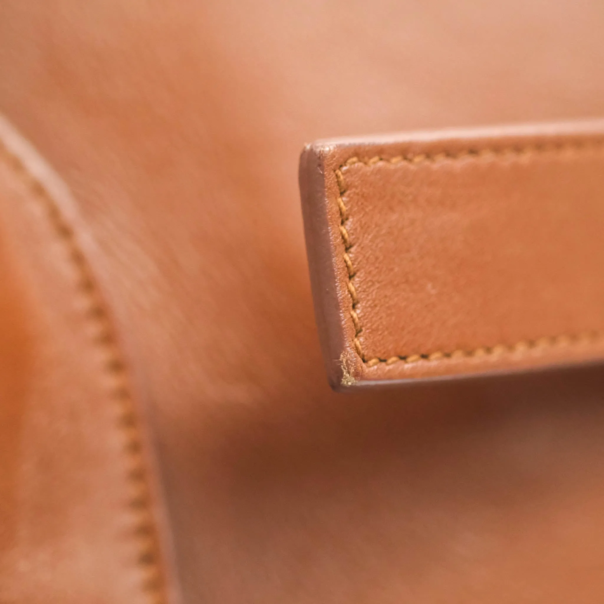 Saint Laurent Small Sac de Jour Bag Brown Calfskin Gold Hardware