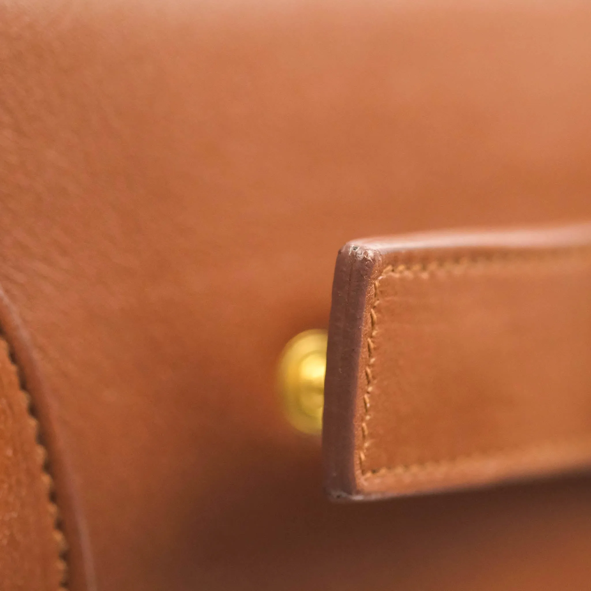 Saint Laurent Small Sac de Jour Bag Brown Calfskin Gold Hardware