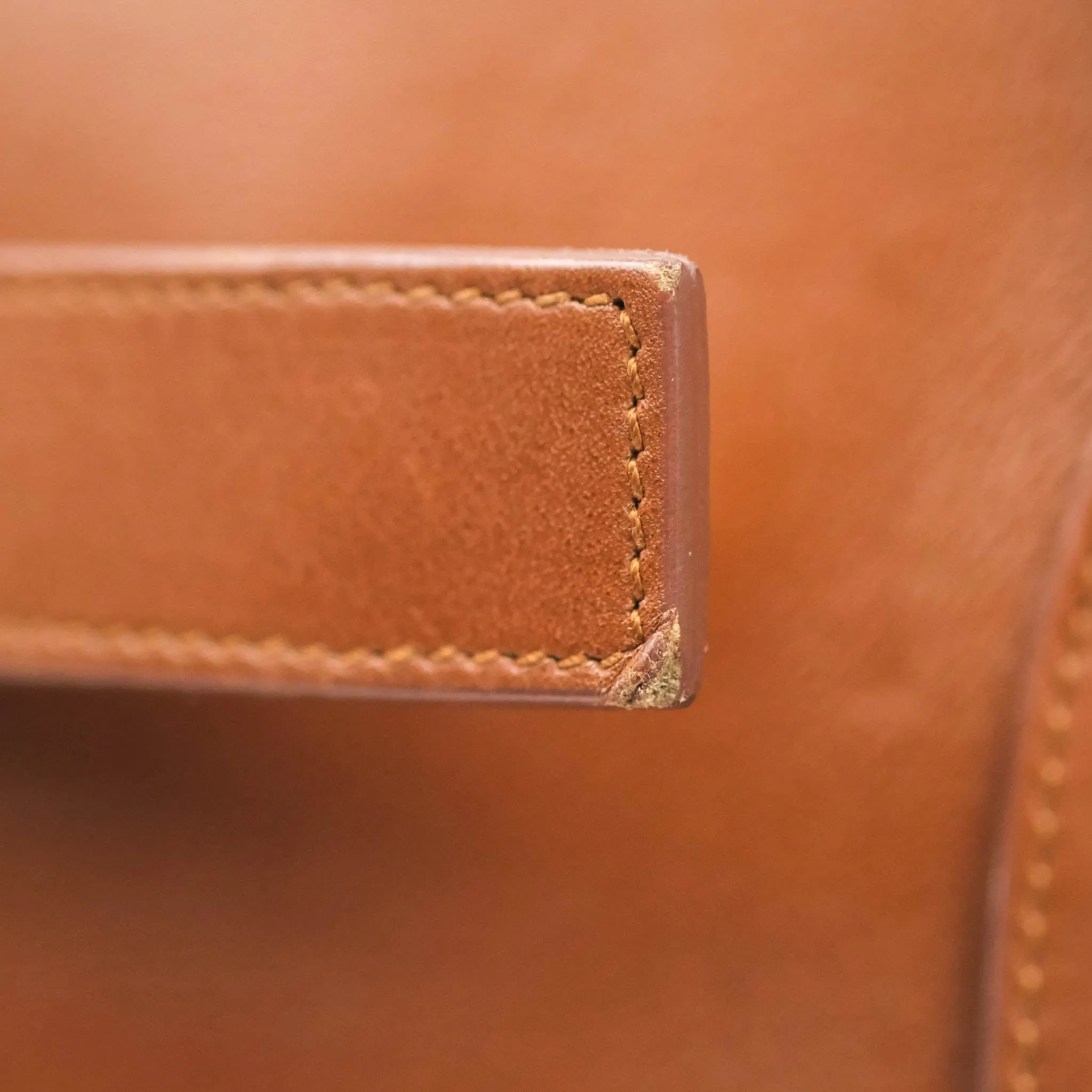 Saint Laurent Small Sac de Jour Bag Brown Calfskin Gold Hardware