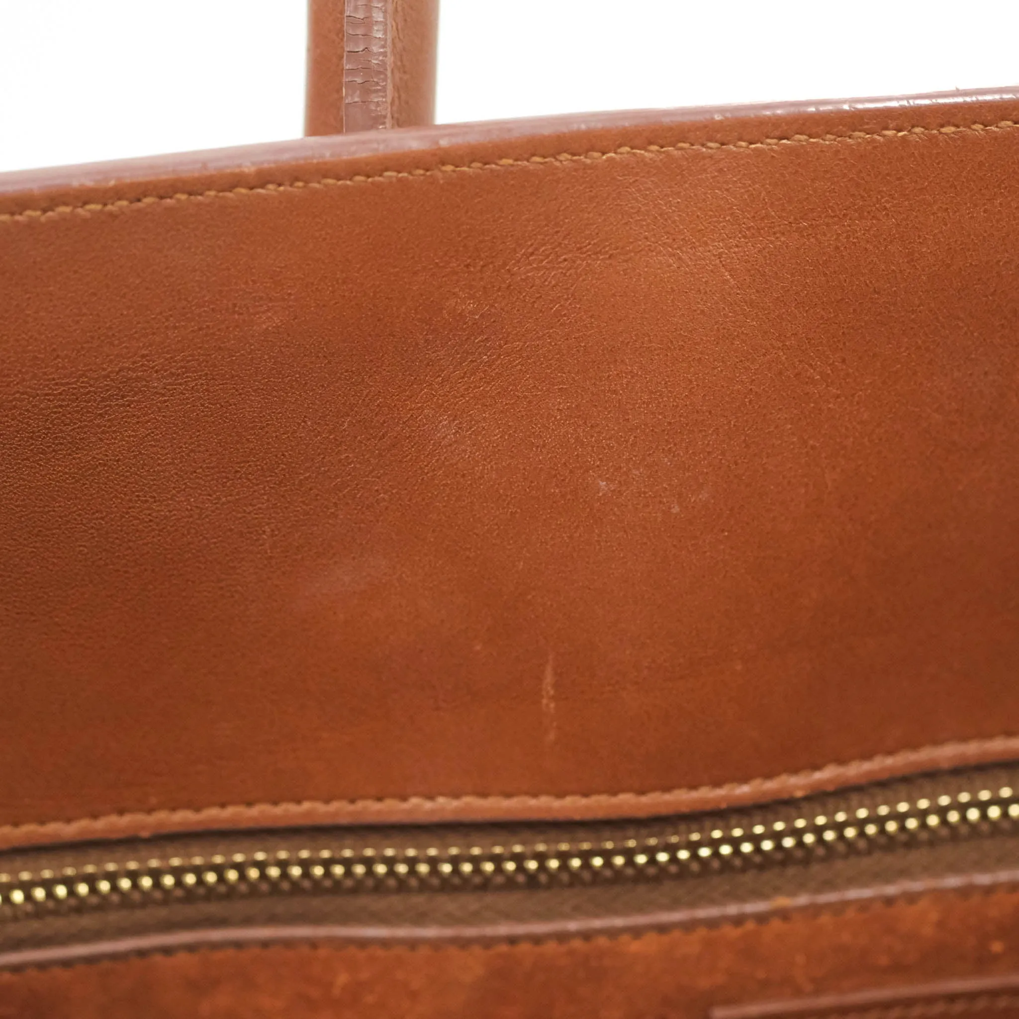 Saint Laurent Small Sac de Jour Bag Brown Calfskin Gold Hardware