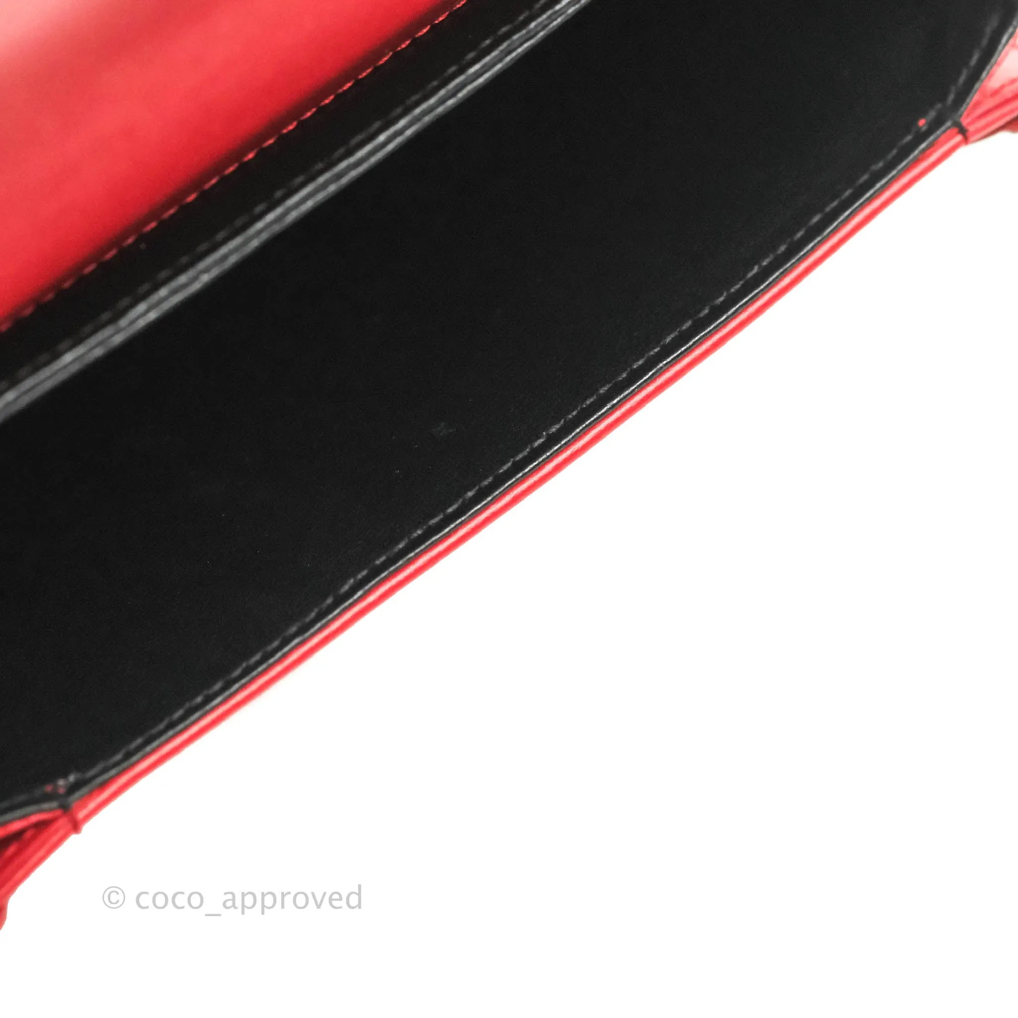 Saint Laurent Small Solferino Satchel Box Leather Eros Red