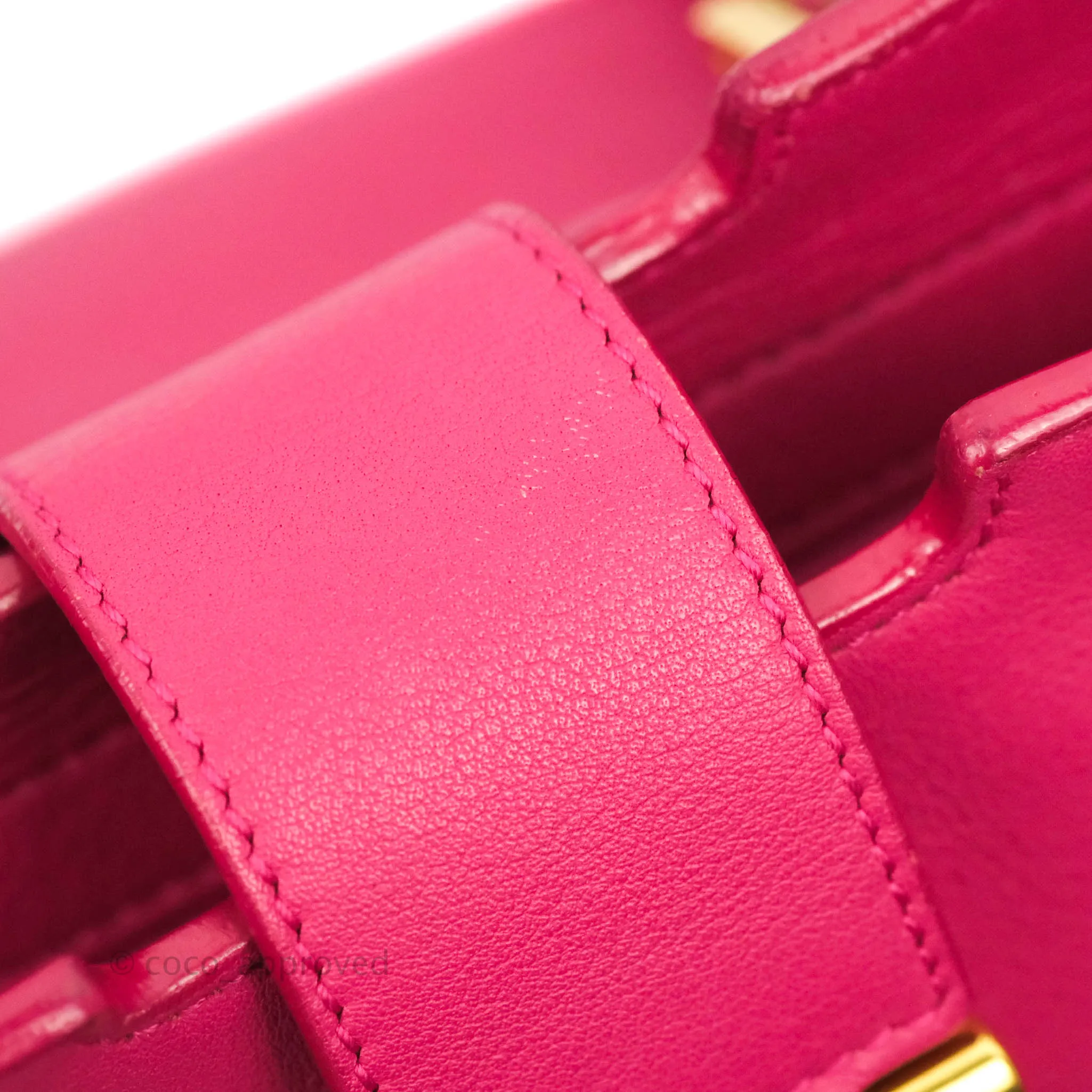 Saint Laurent Smooth Calfskin Small Y Ligne Cabas Pink