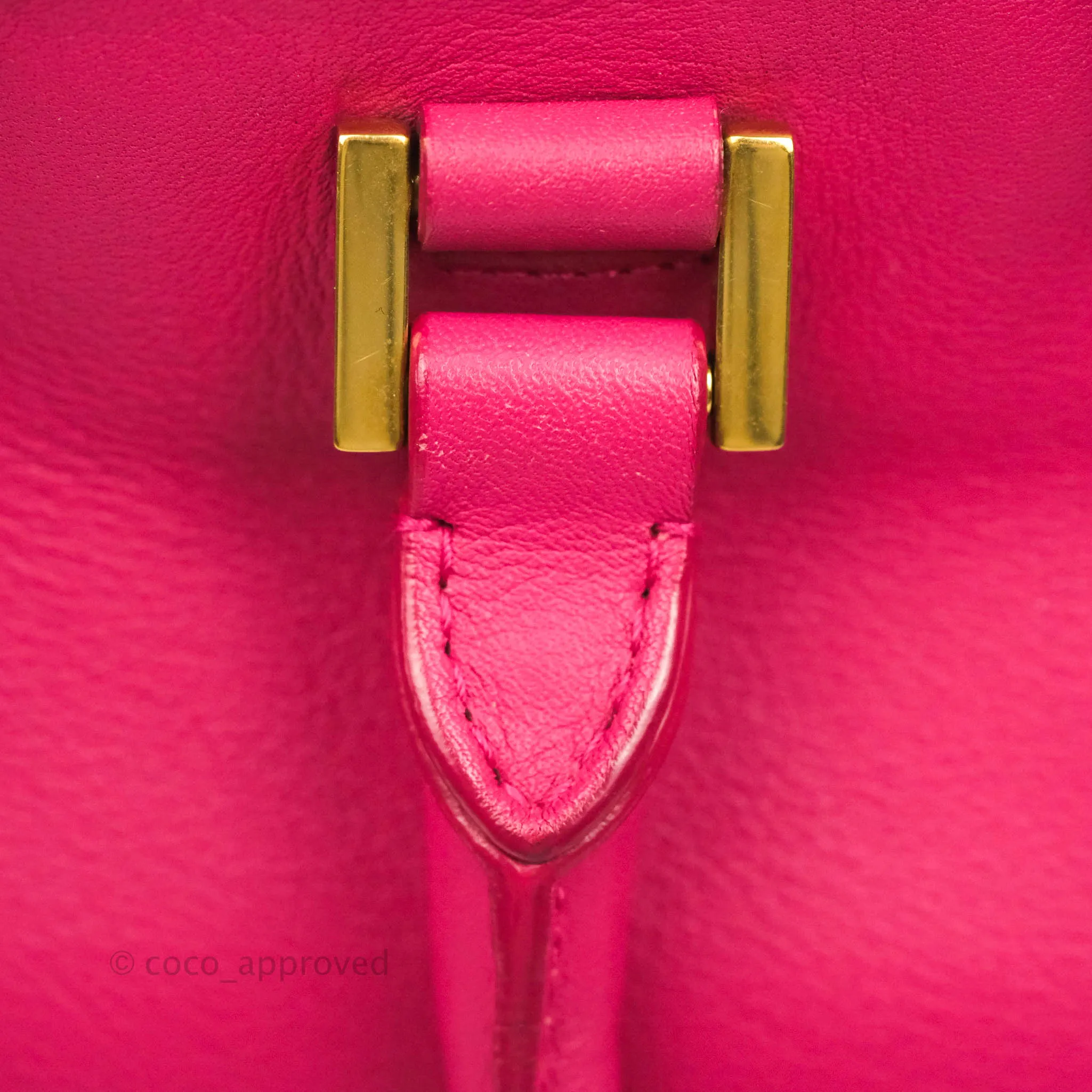 Saint Laurent Smooth Calfskin Small Y Ligne Cabas Pink