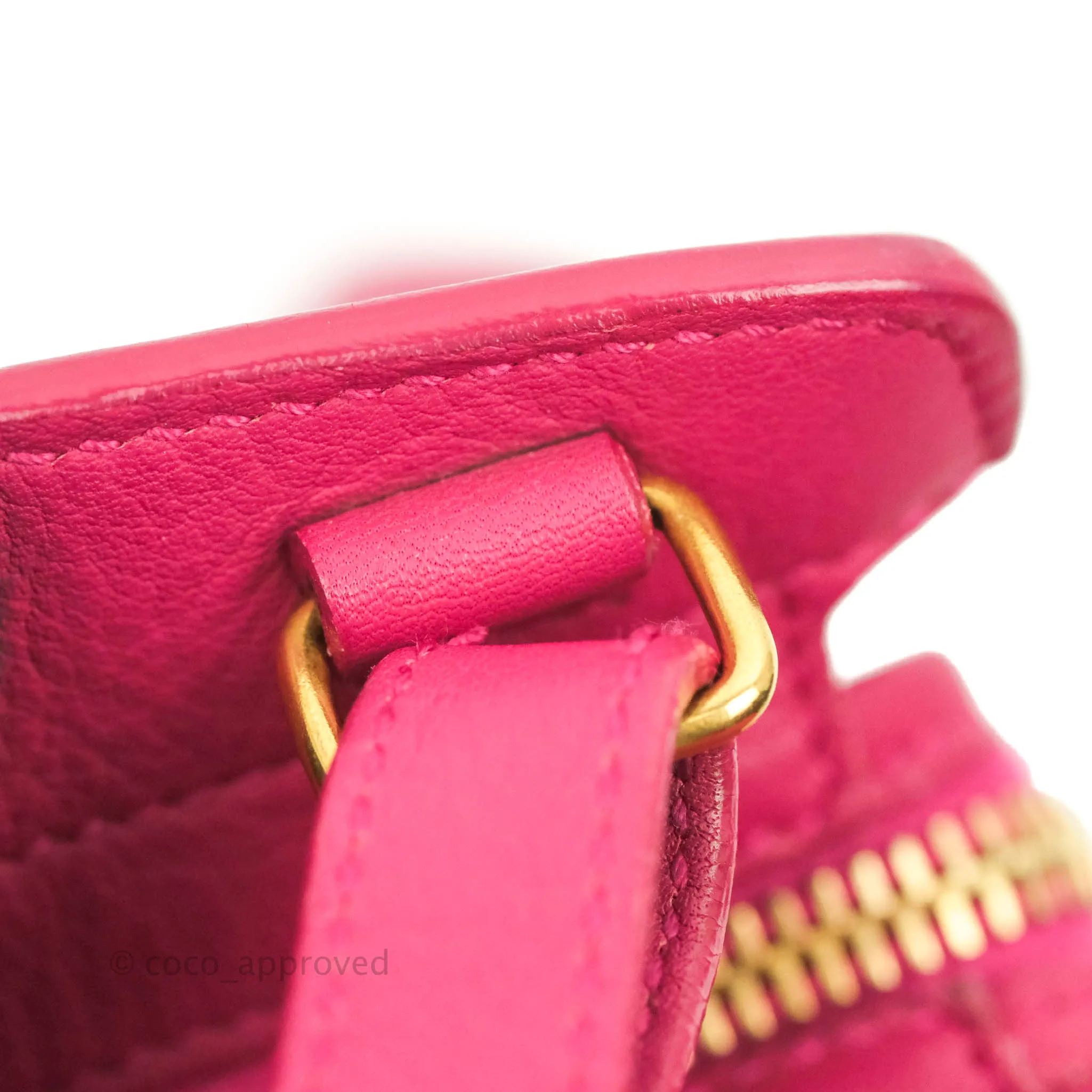 Saint Laurent Smooth Calfskin Small Y Ligne Cabas Pink